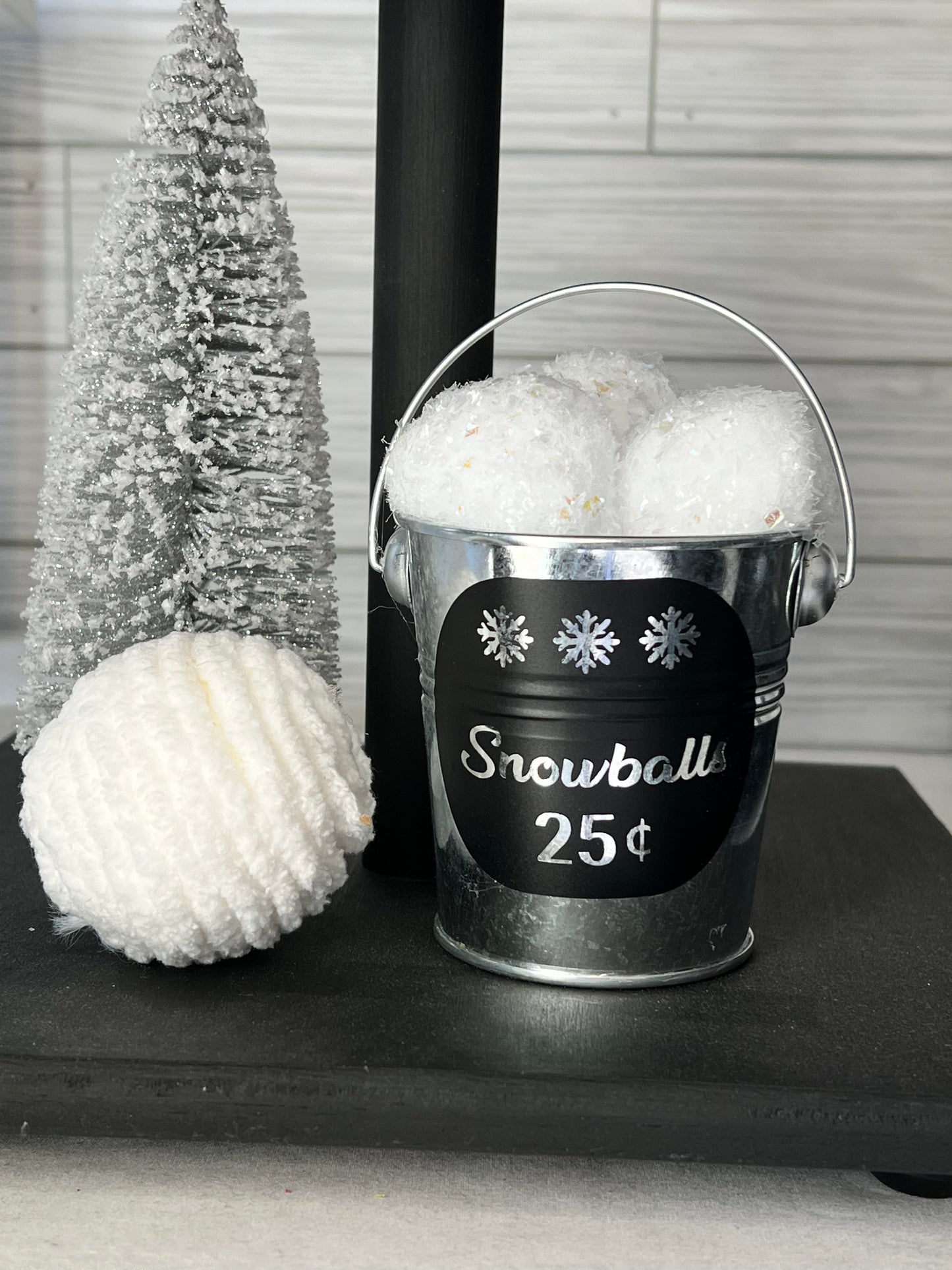 Metal Mini Snowball Bucket