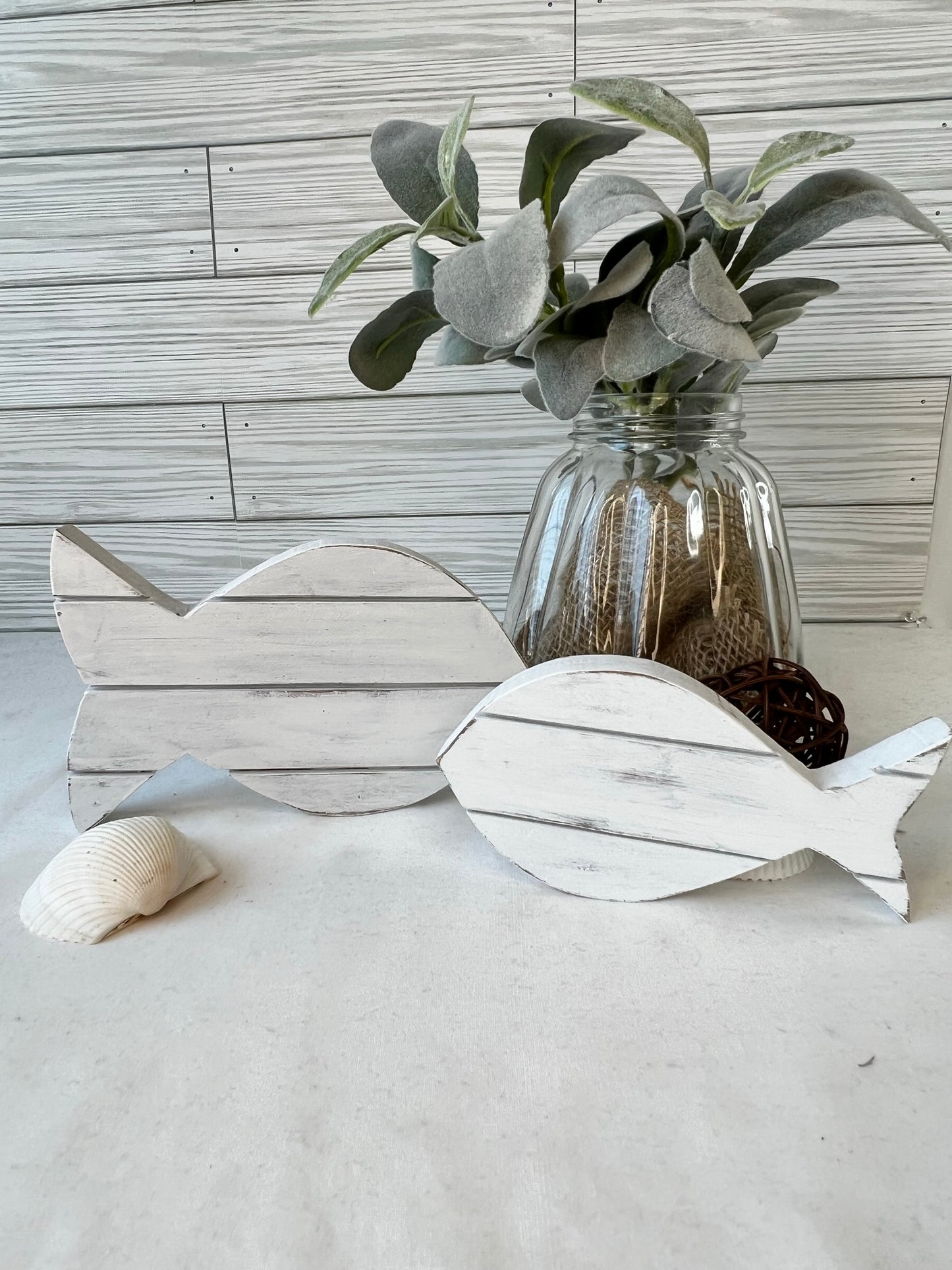 Mini Wooden Fish Set