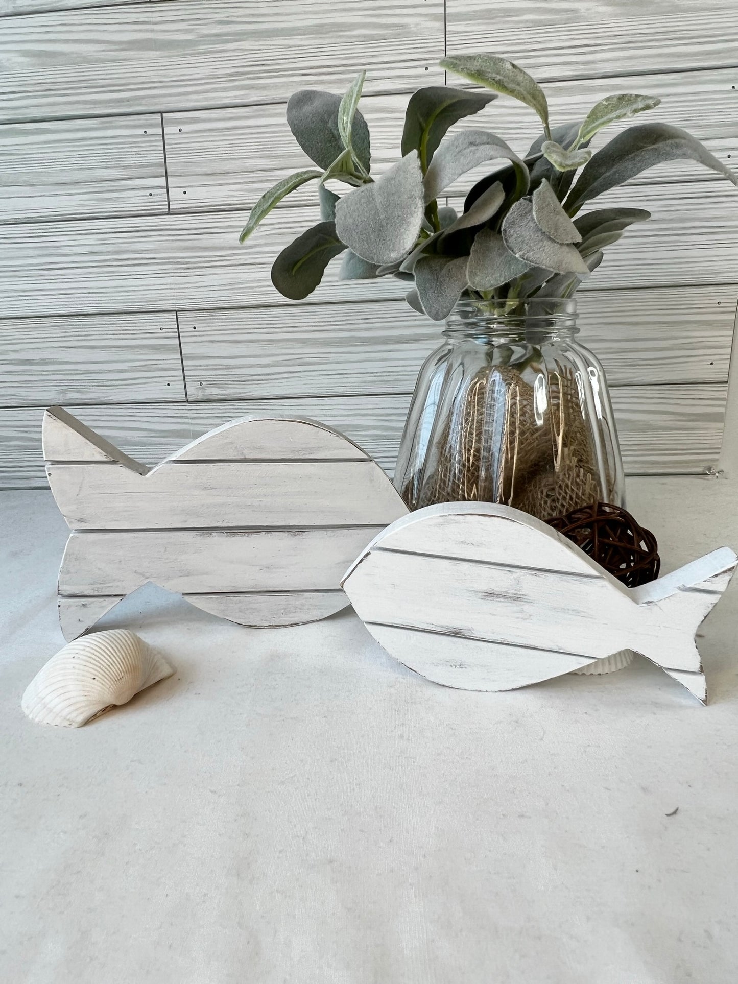 Mini Wooden Fish Set