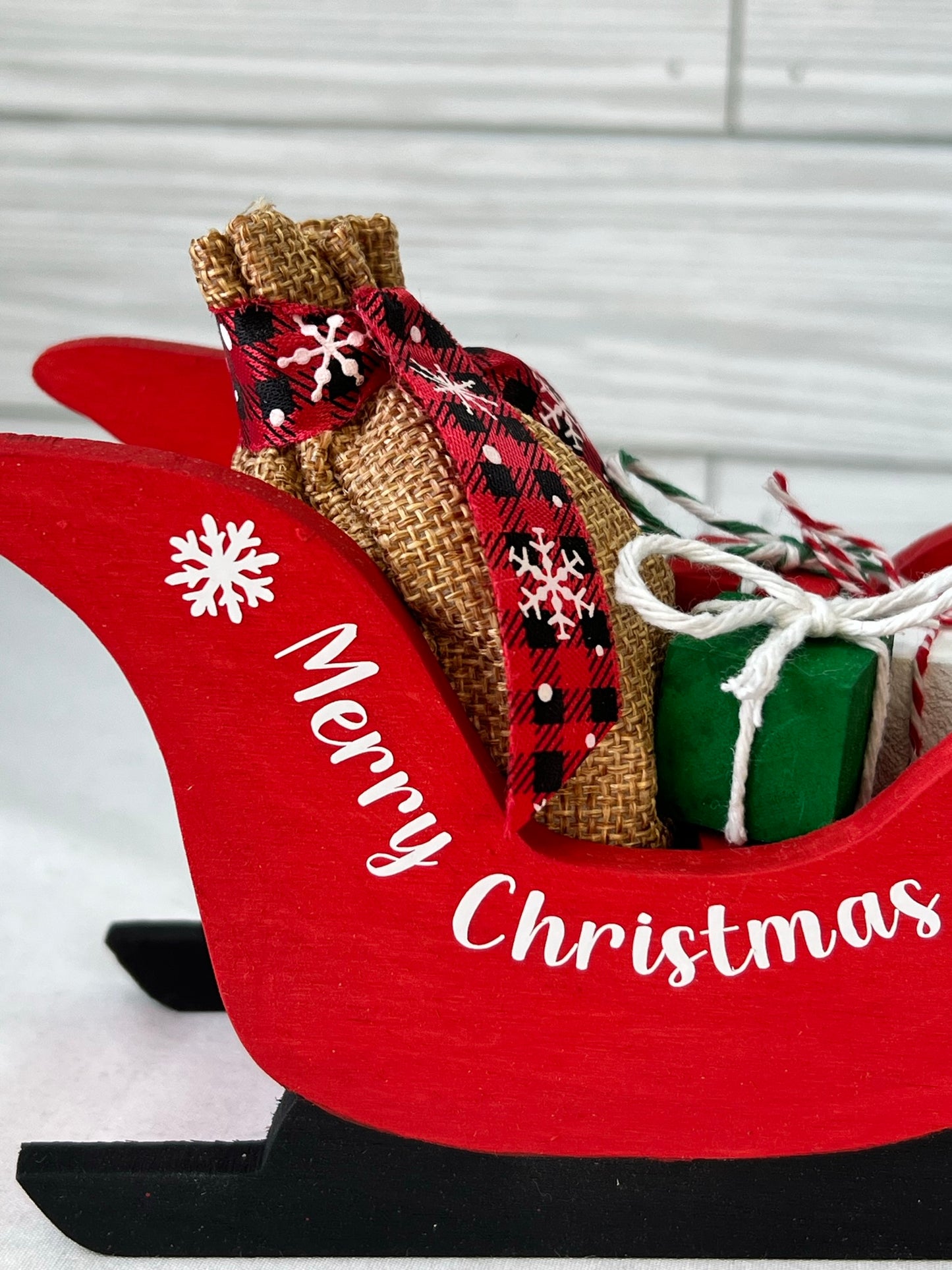 Wooden Santa Sleigh