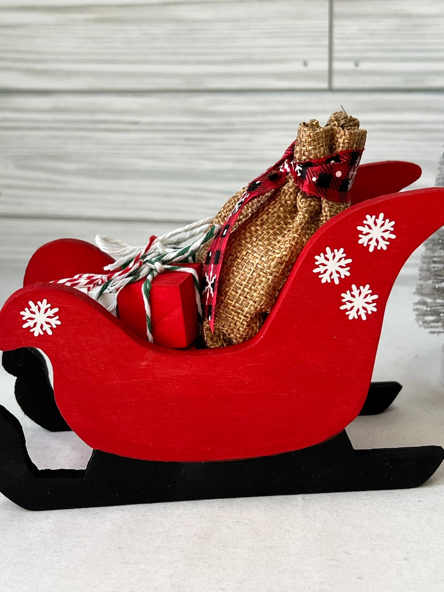 Wooden Santa Sleigh
