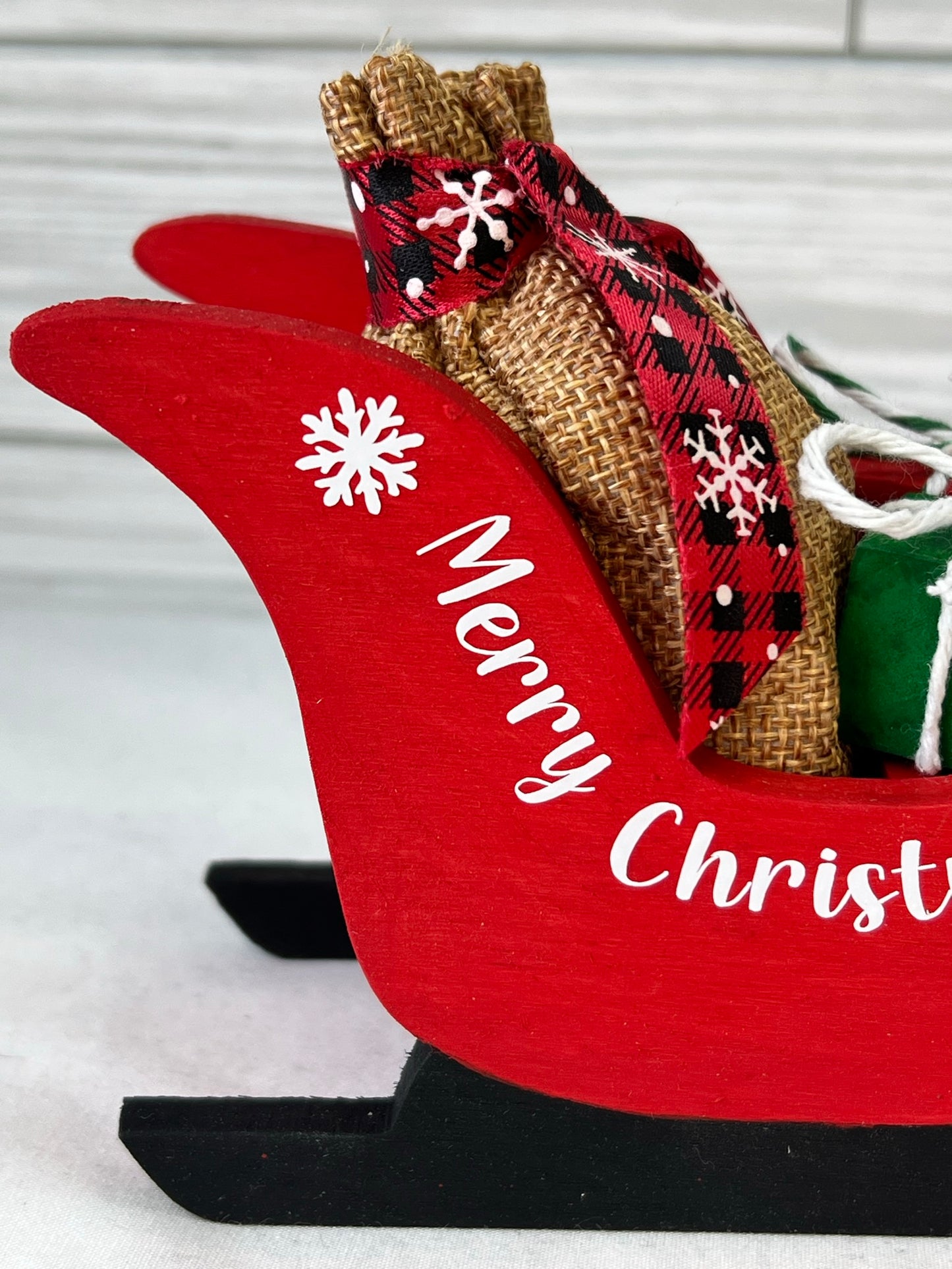 Wooden Santa Sleigh