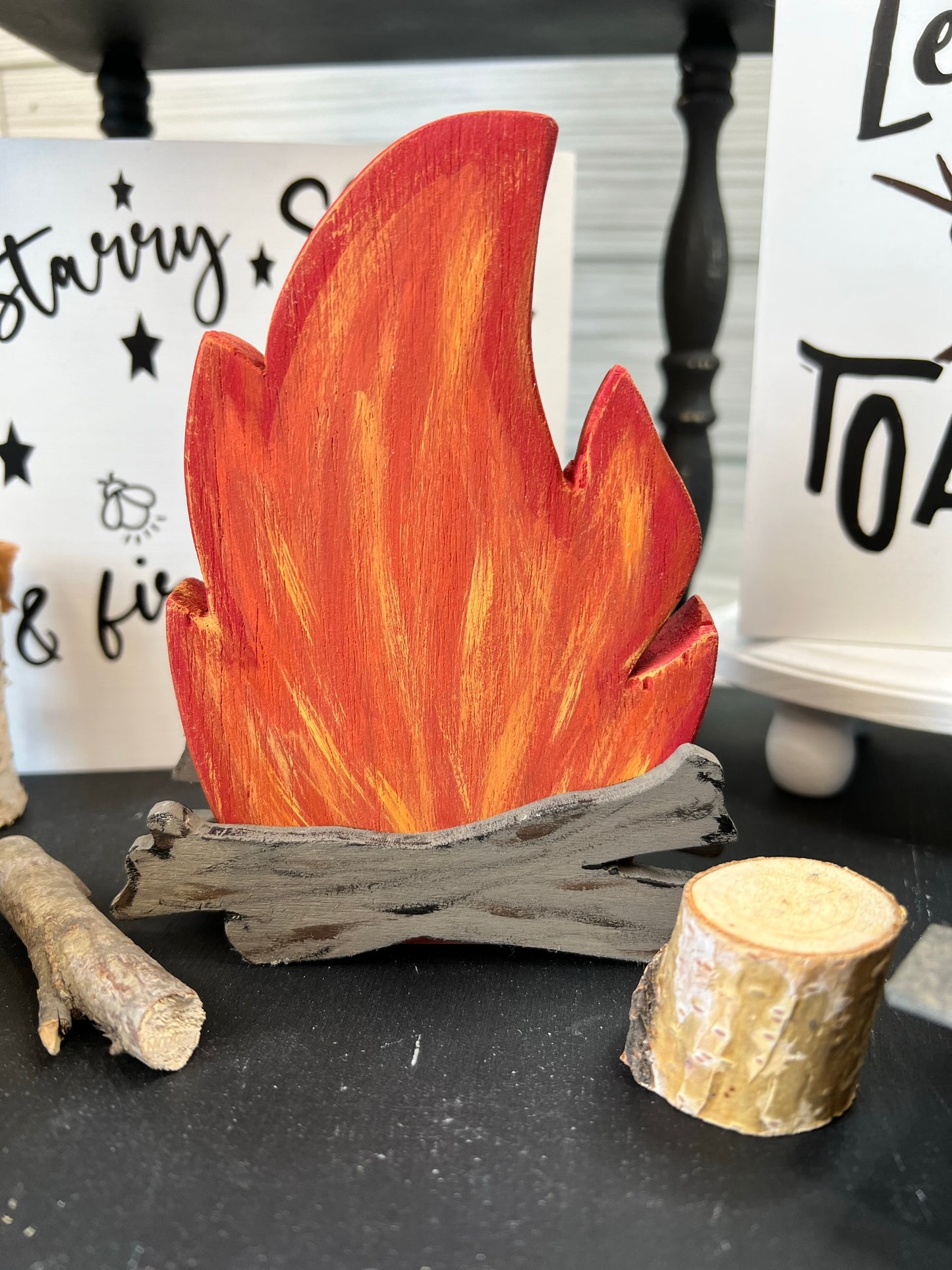 Campfire/S'mores Tiered Tray Bundle
