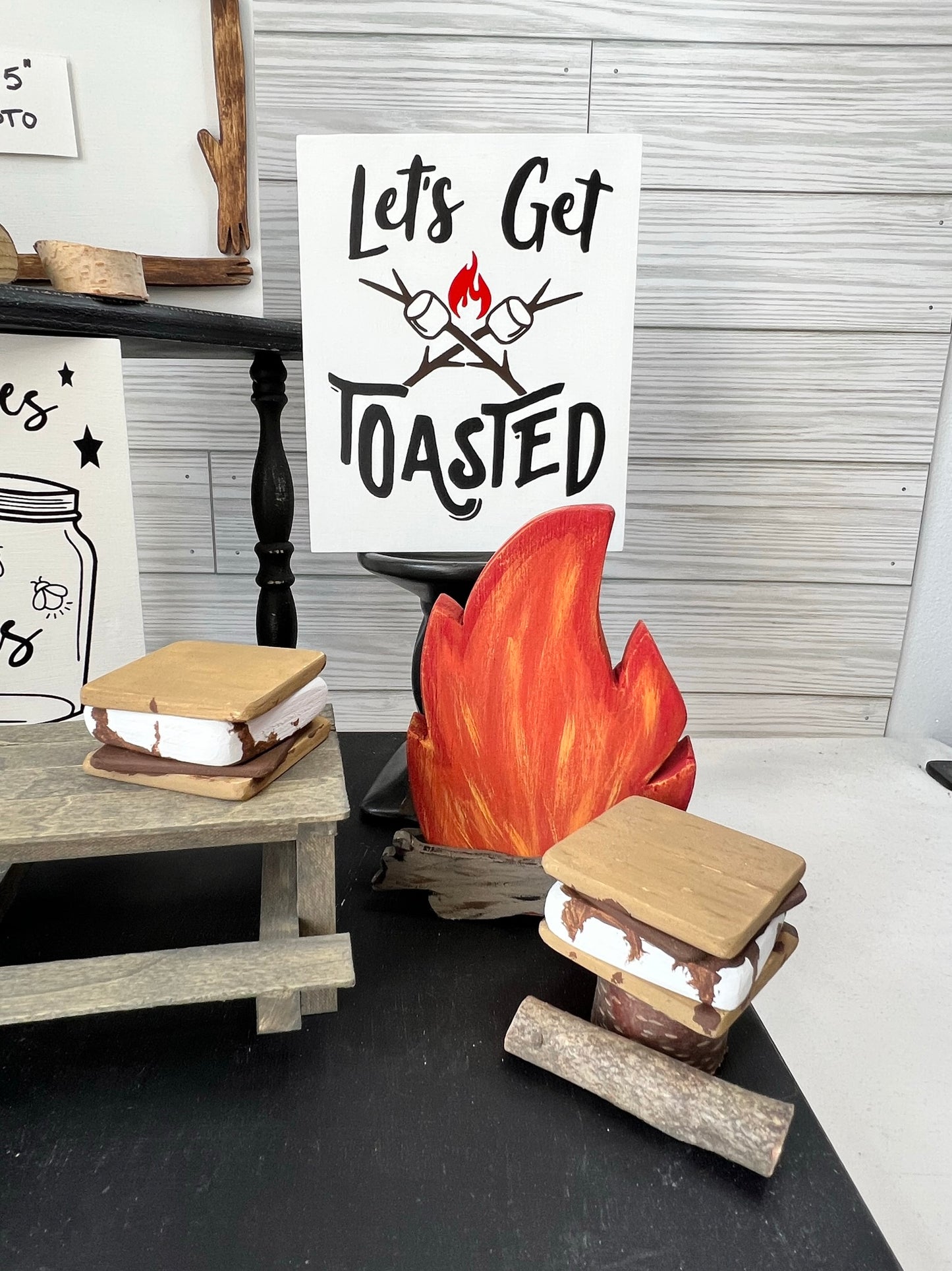 Campfire/S'mores Tiered Tray Bundle