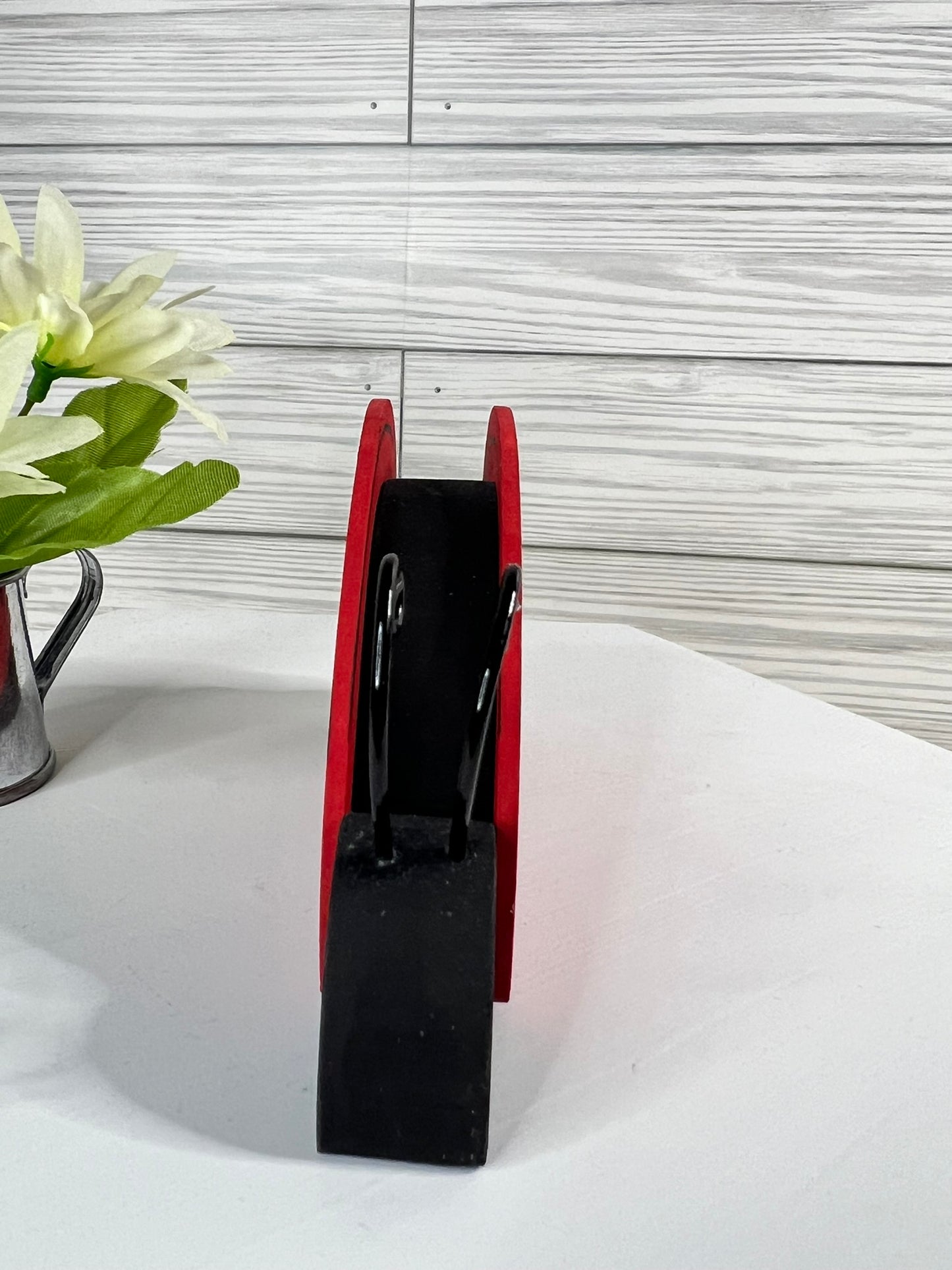Freestanding Wood Ladybug