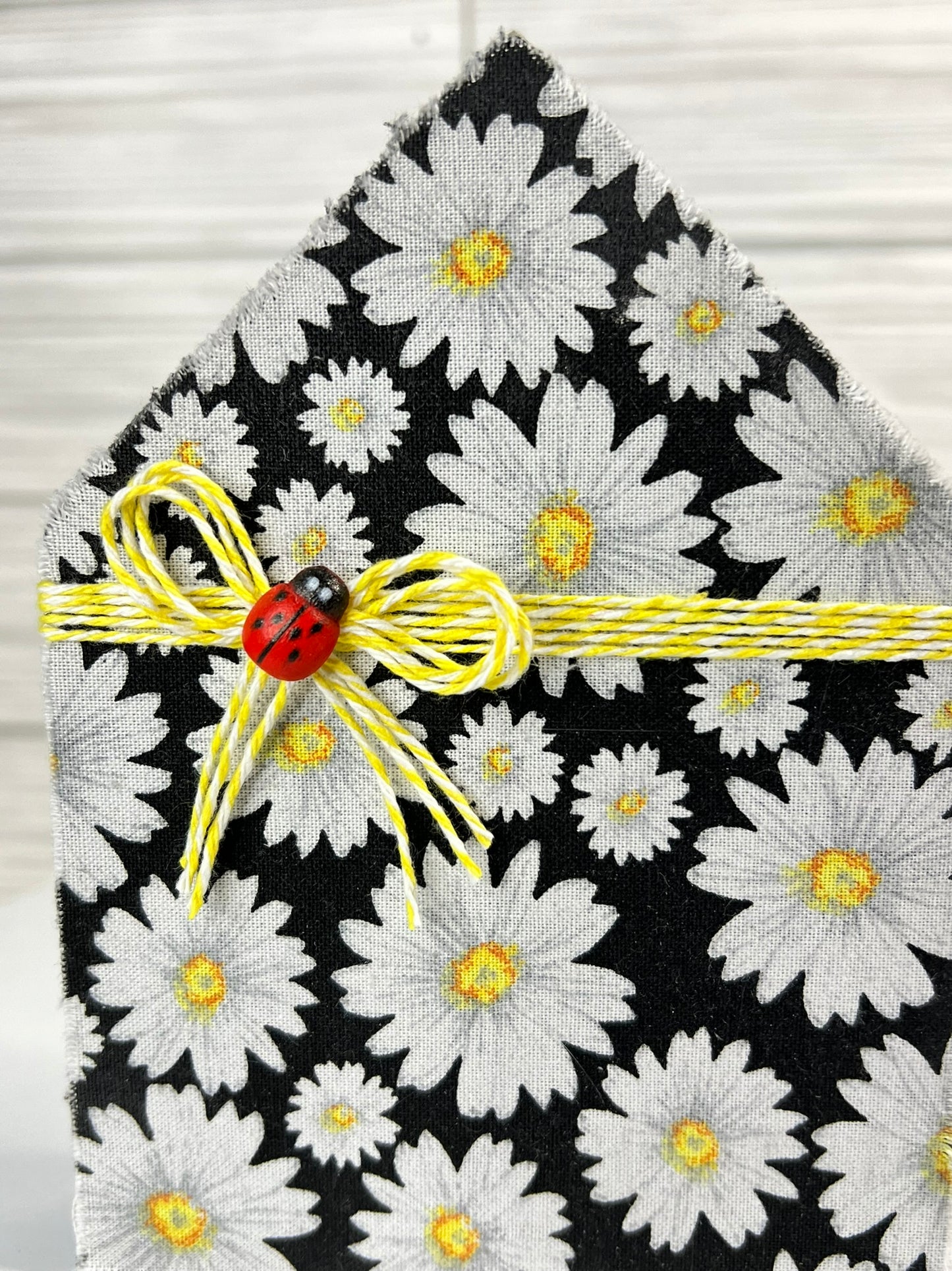 Daisy and Ladybug Home Shape Sign