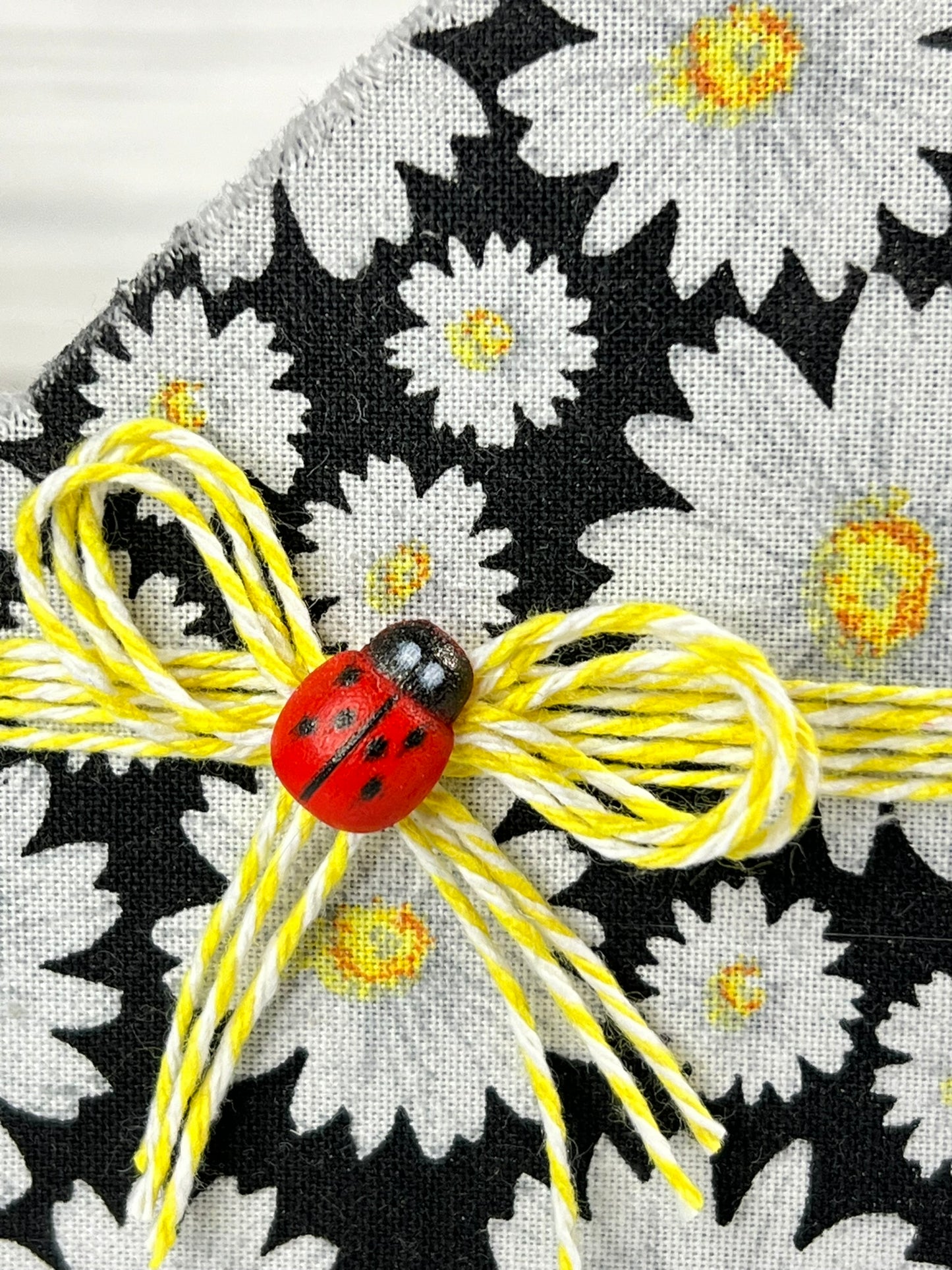 Daisy and Ladybug Home Shape Sign