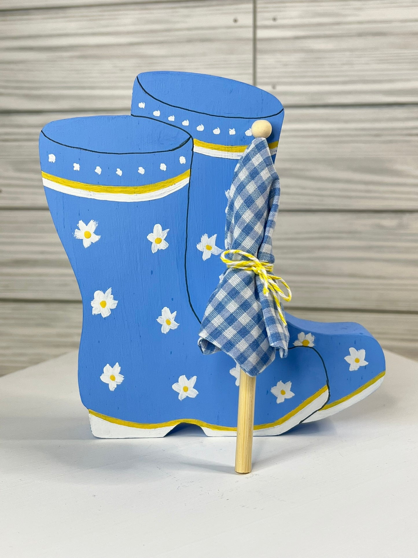 Rain Boots with Umbrella Shelf Sitter