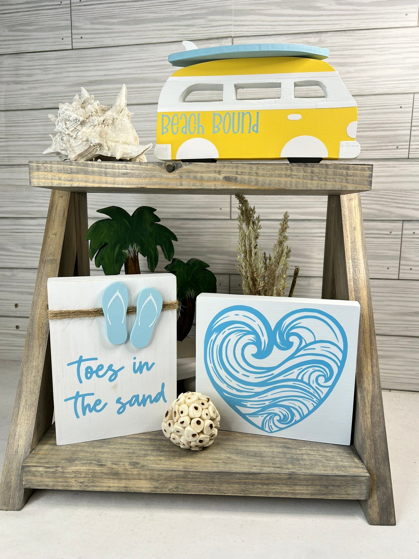 Retro Wooden Surf Bus