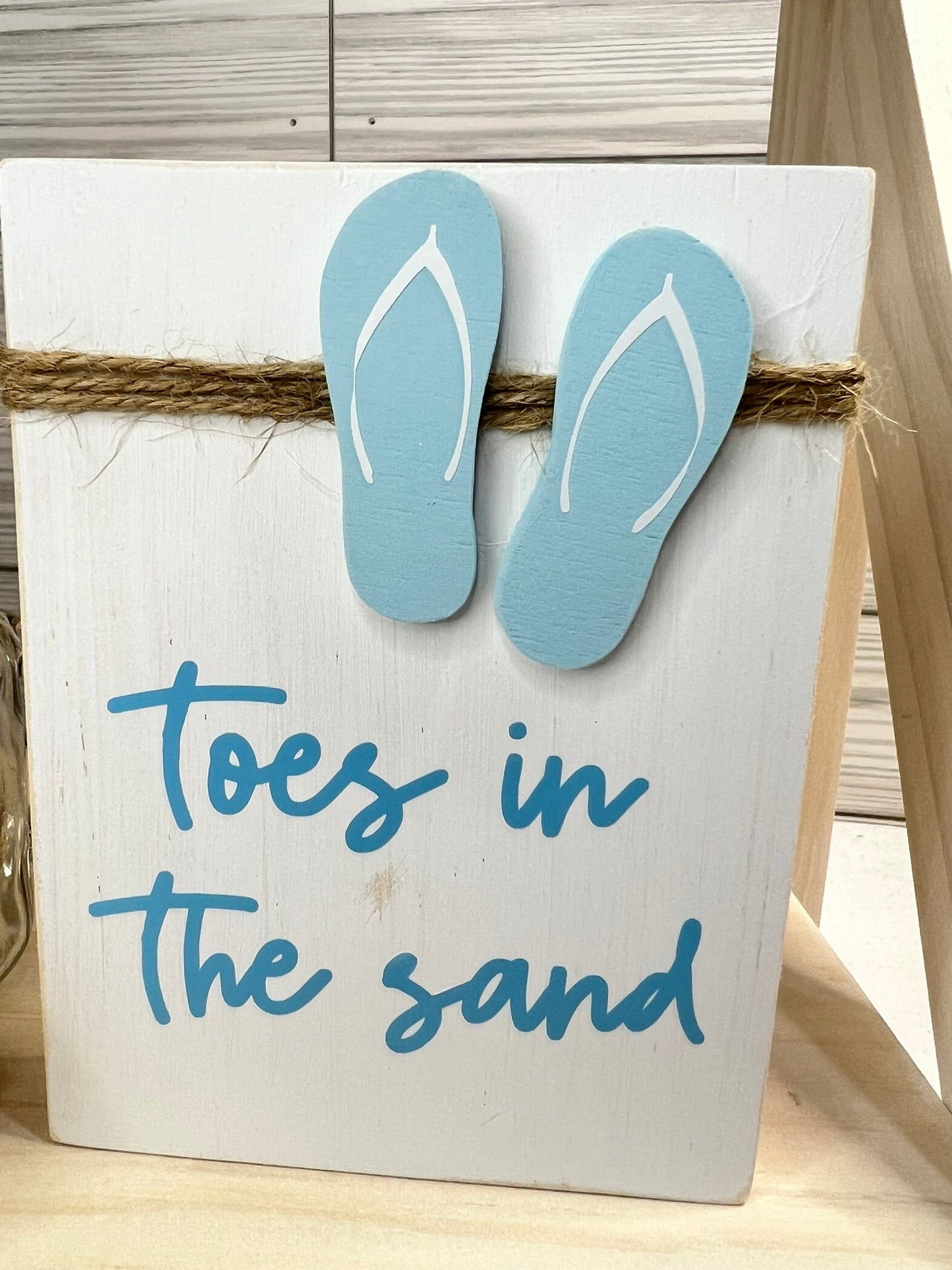 Toes in the Sand Sign