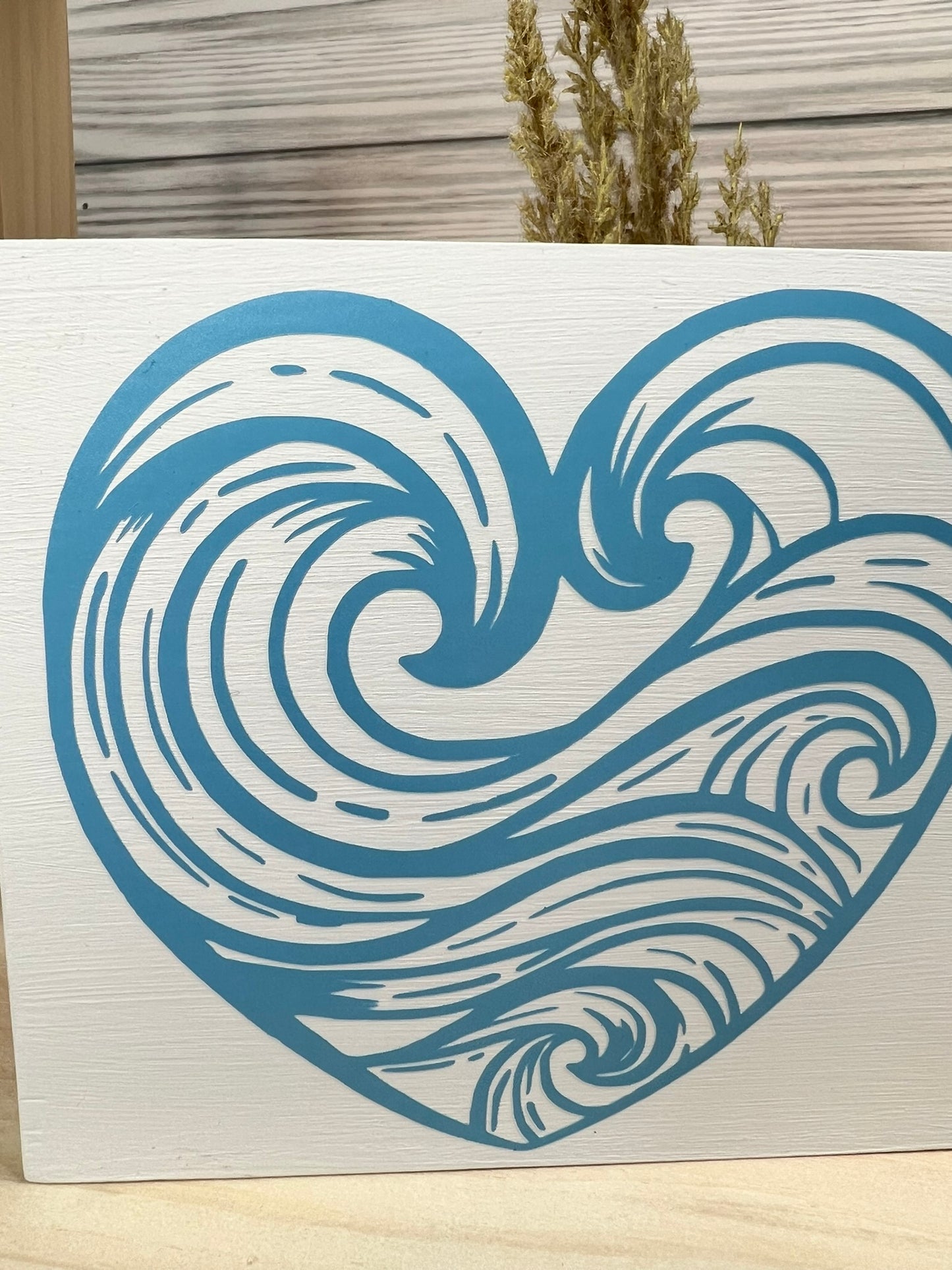 Ocean Wave Heart Sign