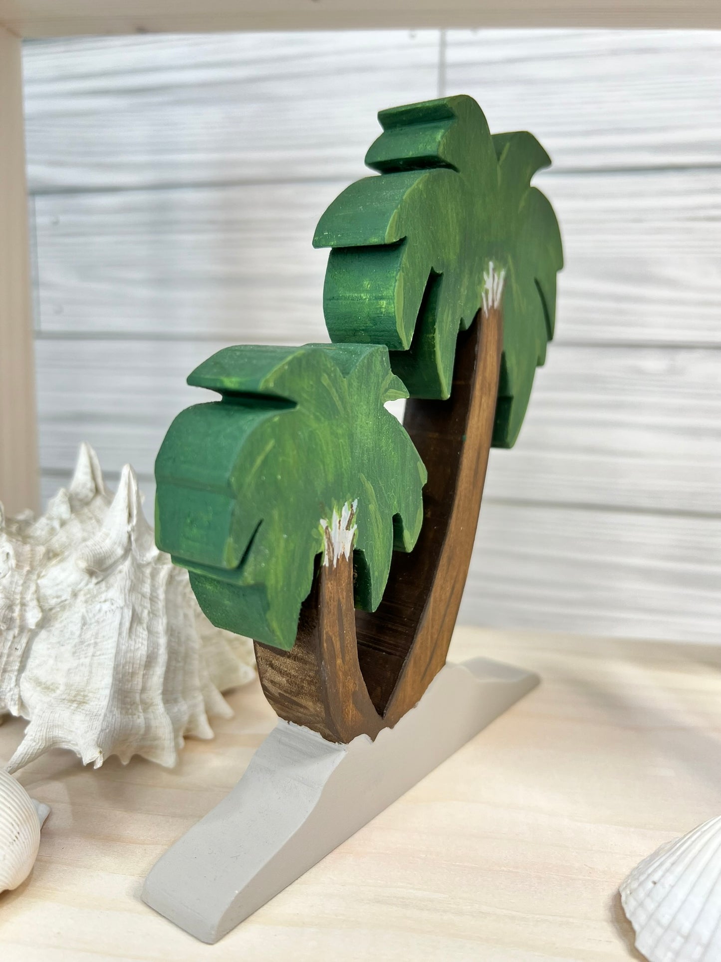 Freestanding Wooden Palm Trees