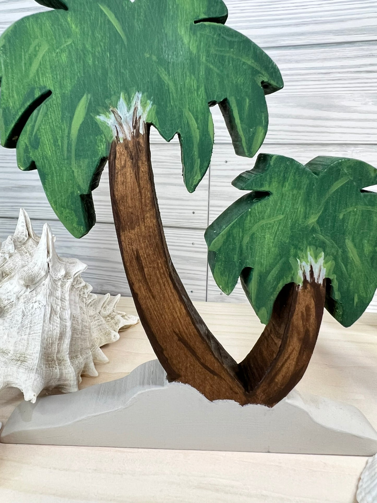 Freestanding Wooden Palm Trees