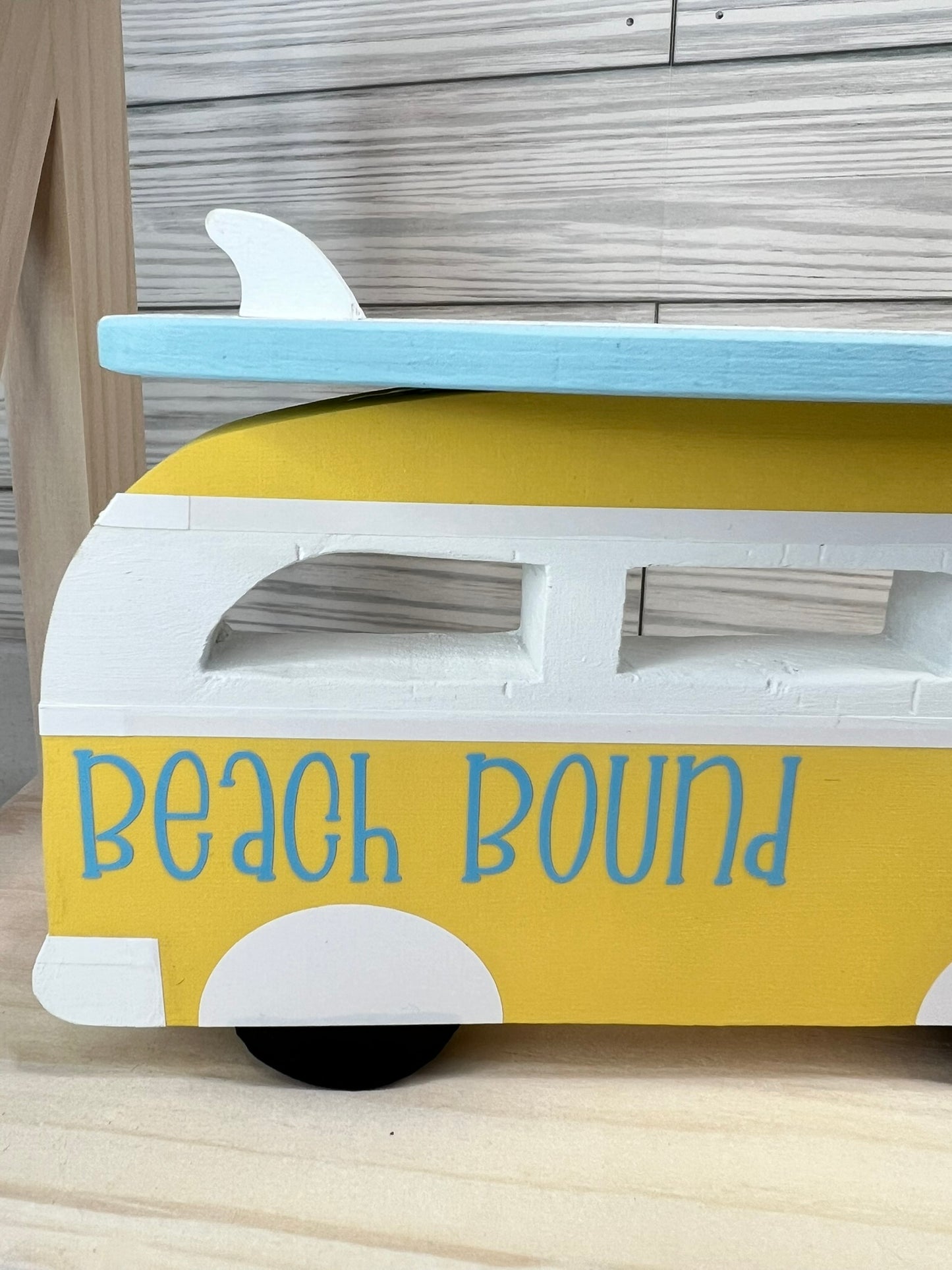 Retro Wooden Surf Bus