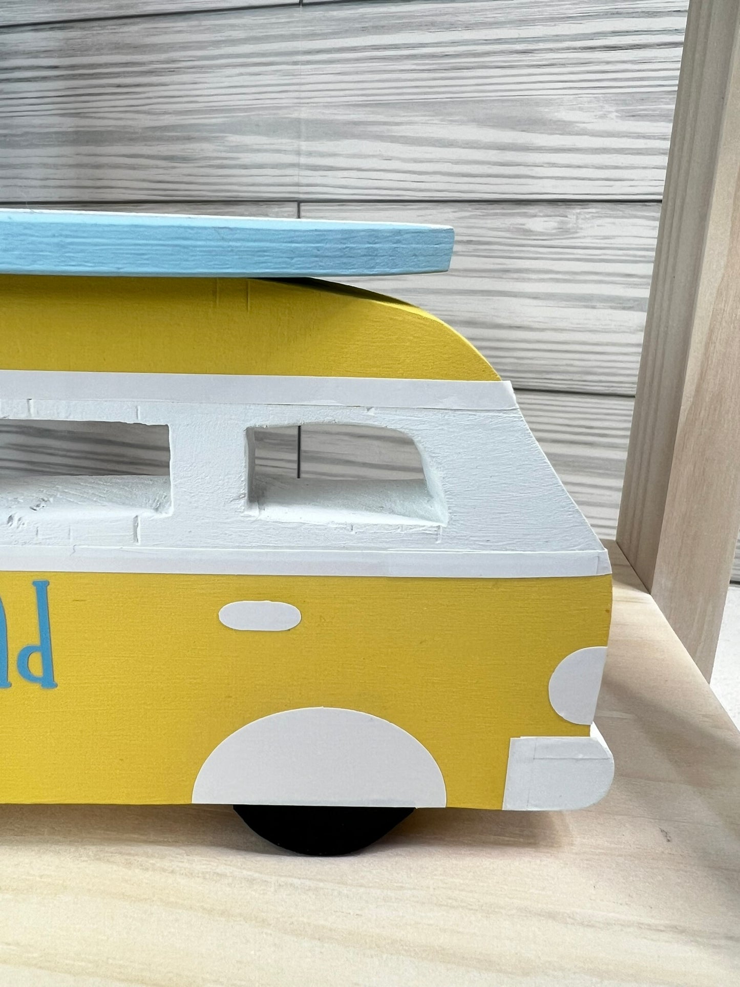 Retro Wooden Surf Bus