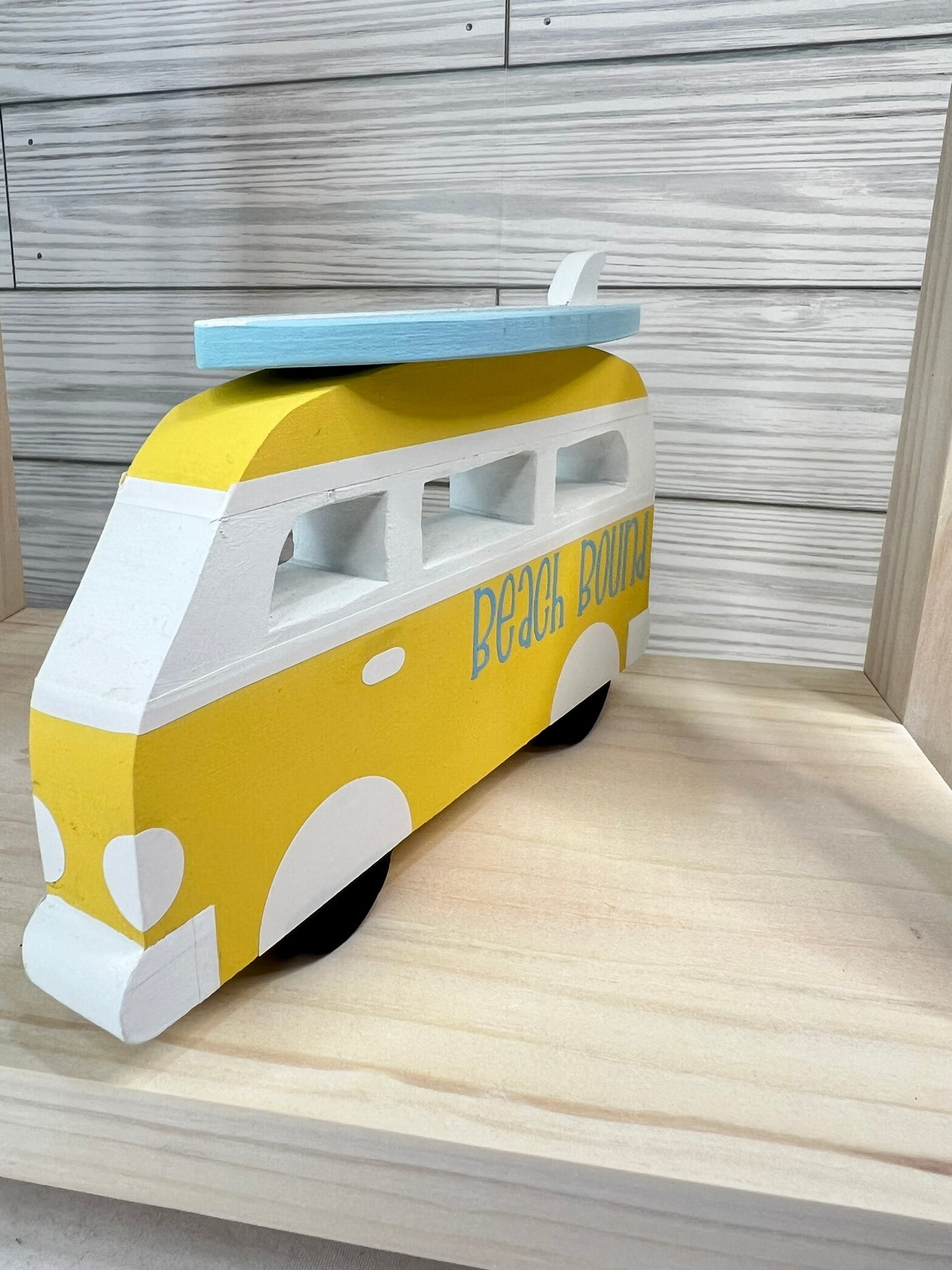 Retro Wooden Surf Bus
