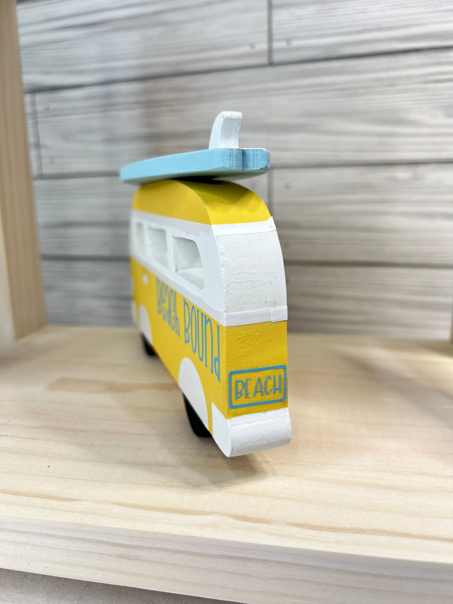Retro Wooden Surf Bus
