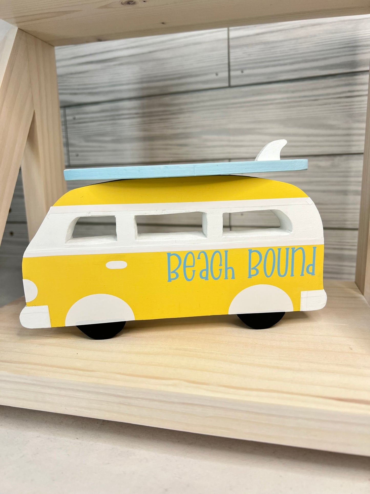 Retro Wooden Surf Bus
