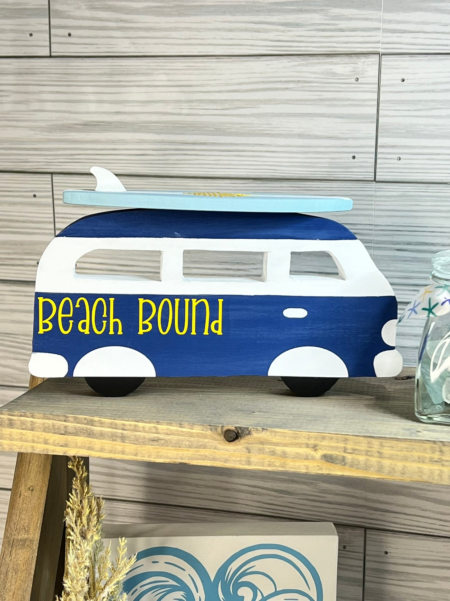 Retro Wooden Surf Bus