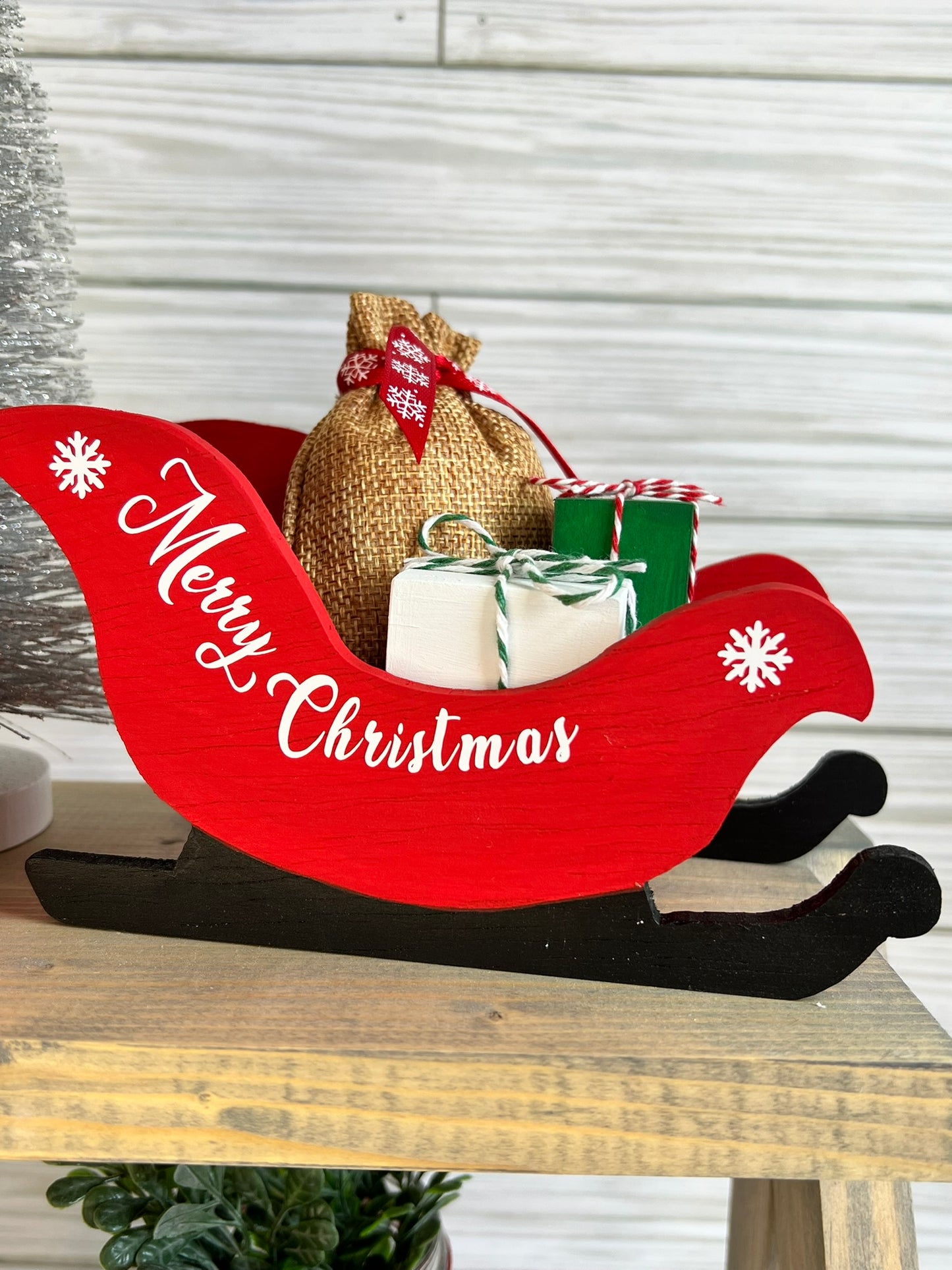 Merry Christmas Santa Sleigh