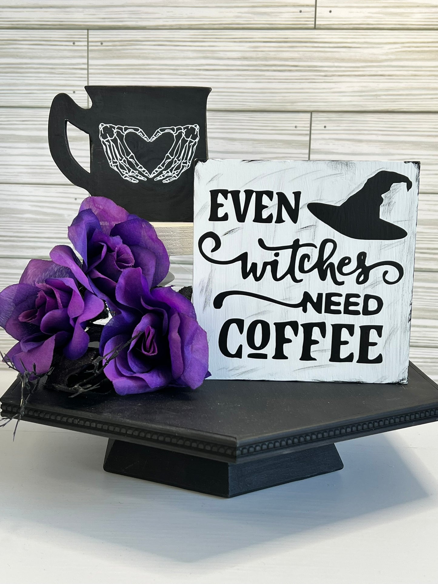 Even Witches Need Coffee Sign
