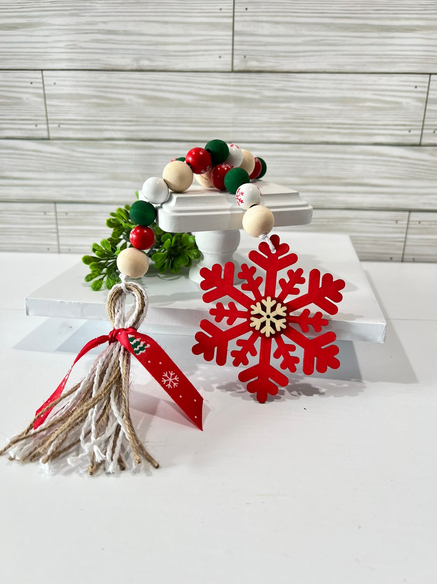 Christmas Snowflake Garland