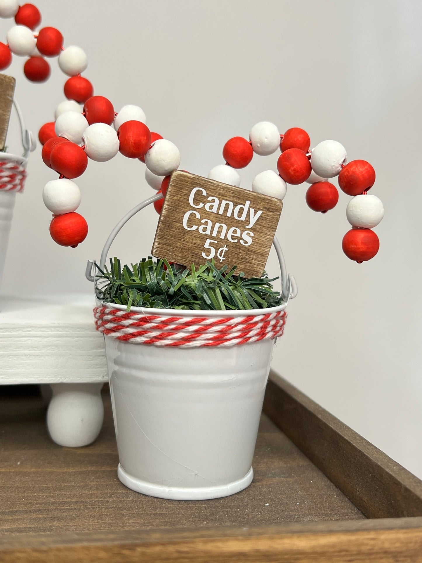 Candy Cane Bucket