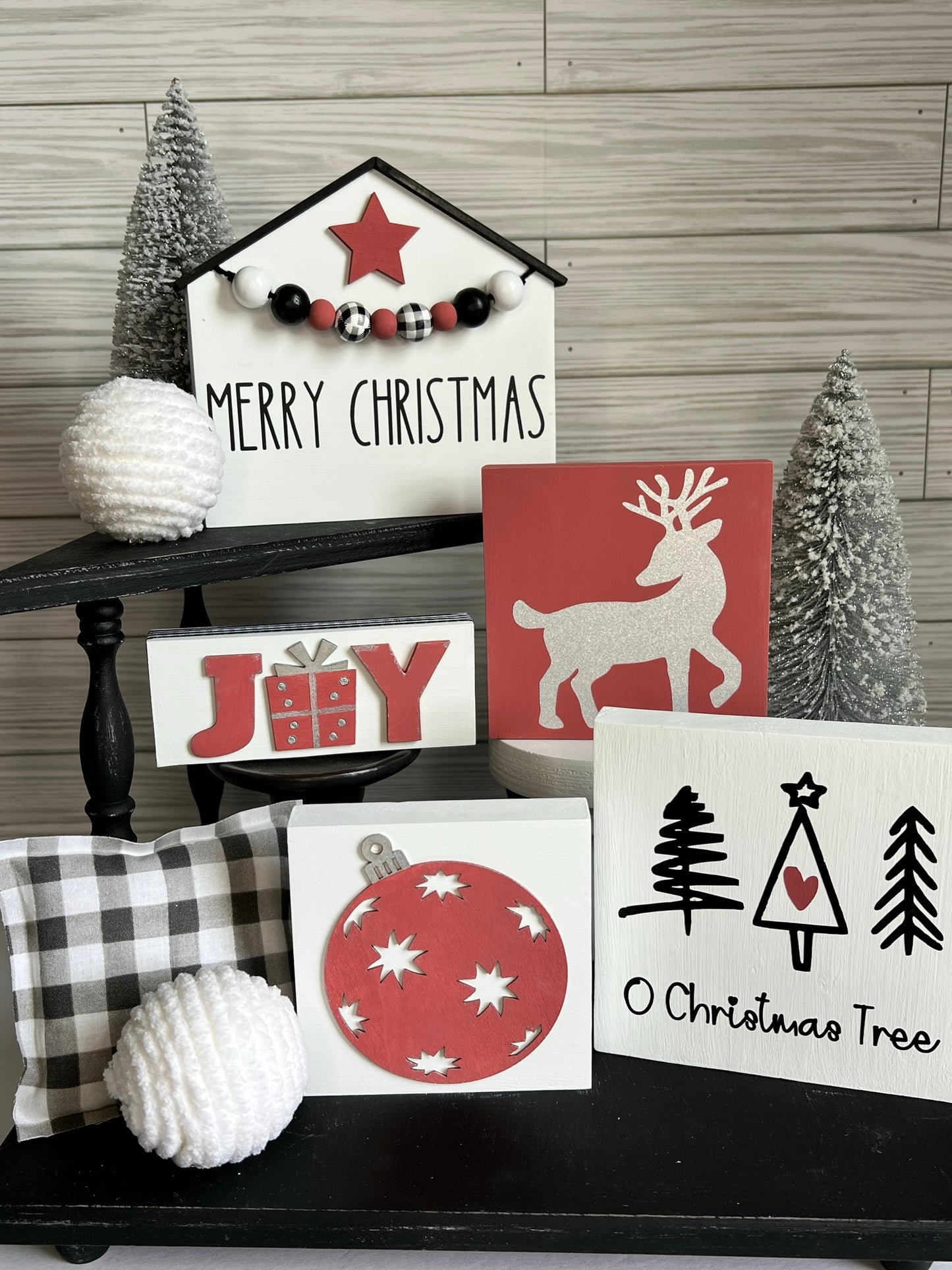 Merry Christmas House Shape Sign