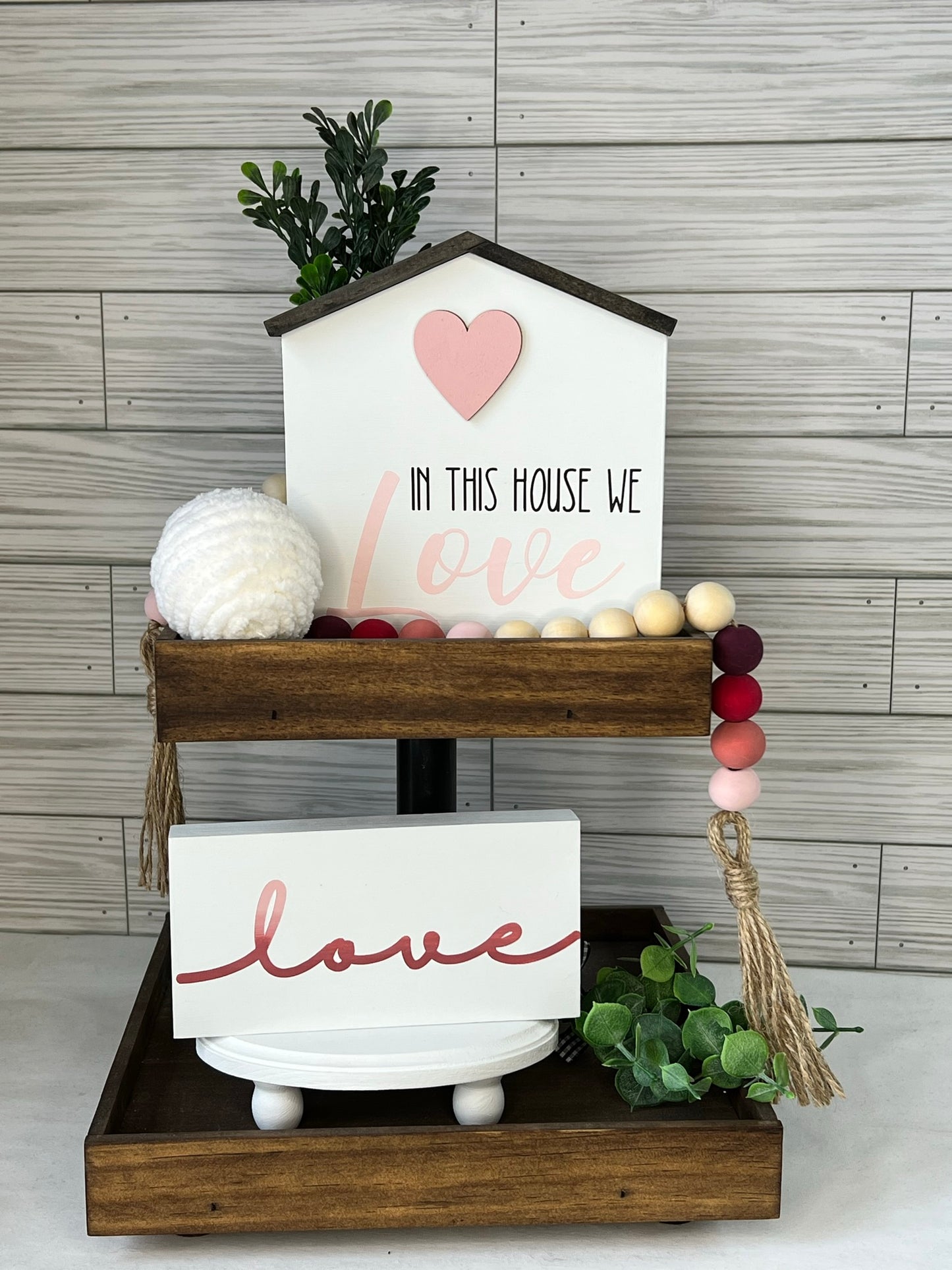 In This House We Love Sign