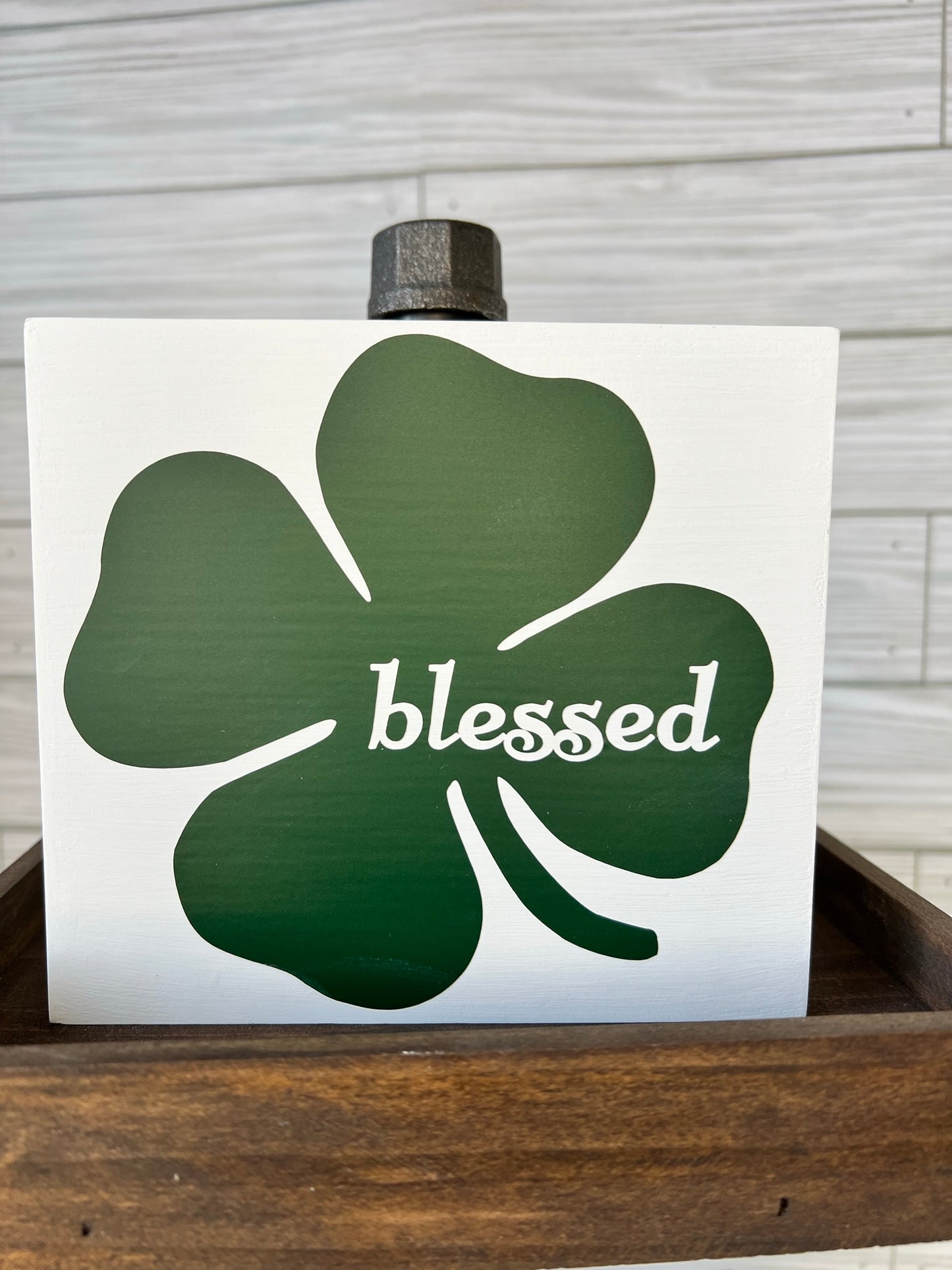 Blessed Shamrock Sign