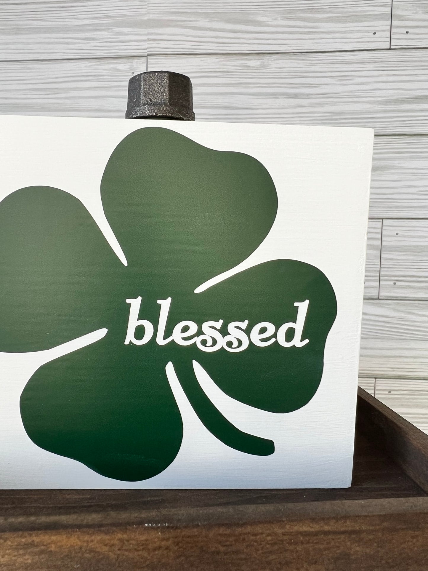 Blessed Shamrock Sign