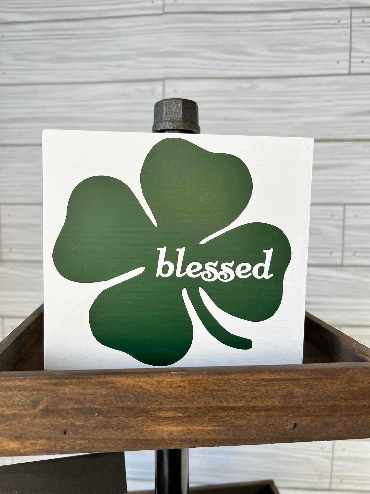 Blessed Shamrock Sign