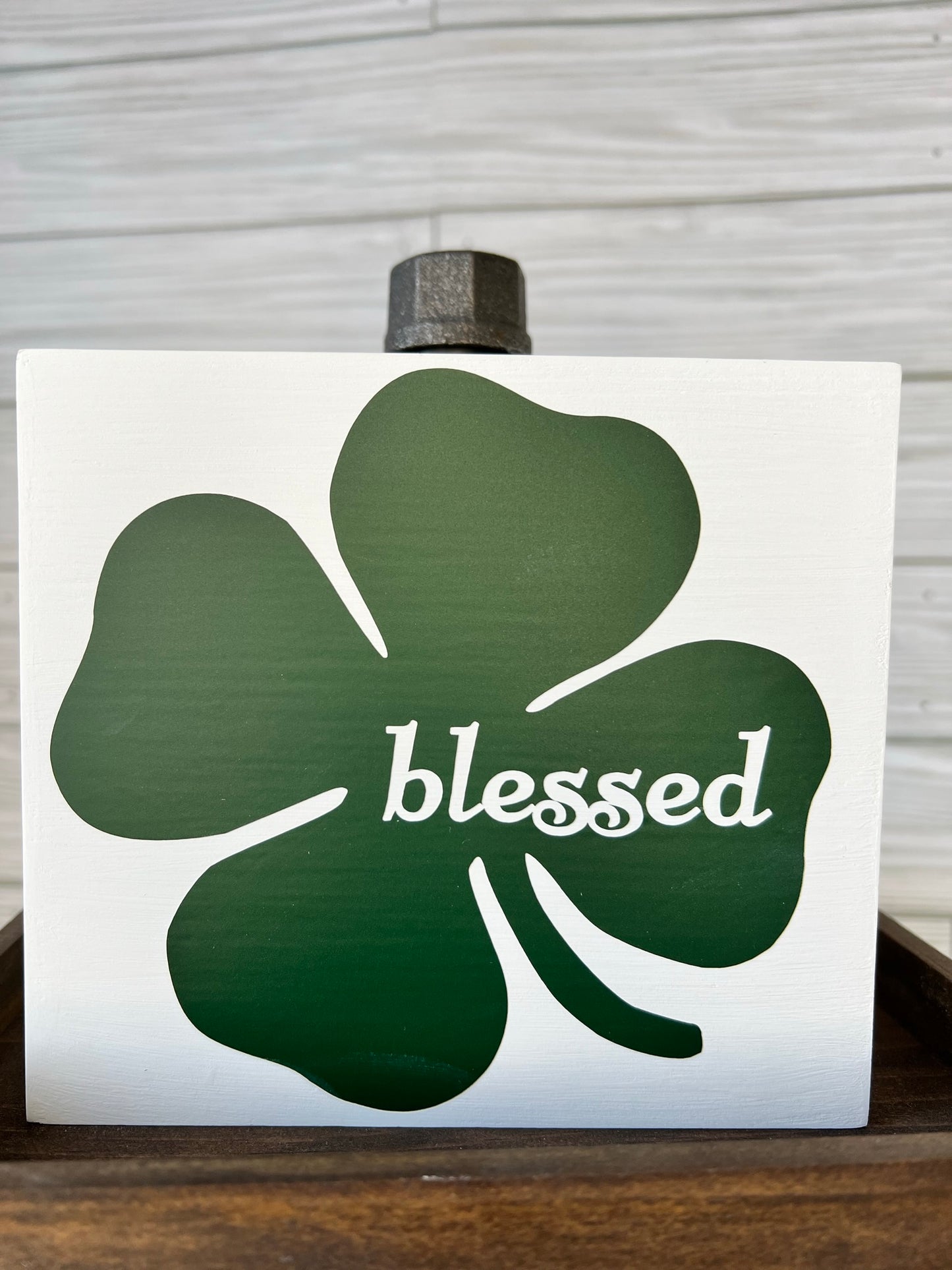 Blessed Shamrock Sign