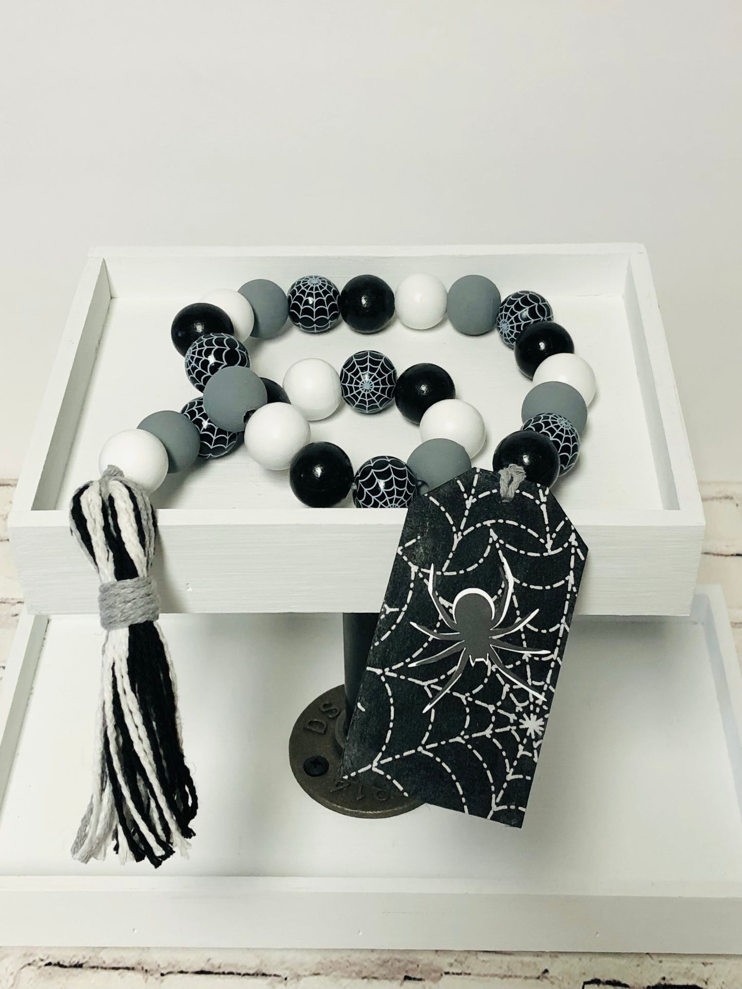 Spider Web Beaded Garland