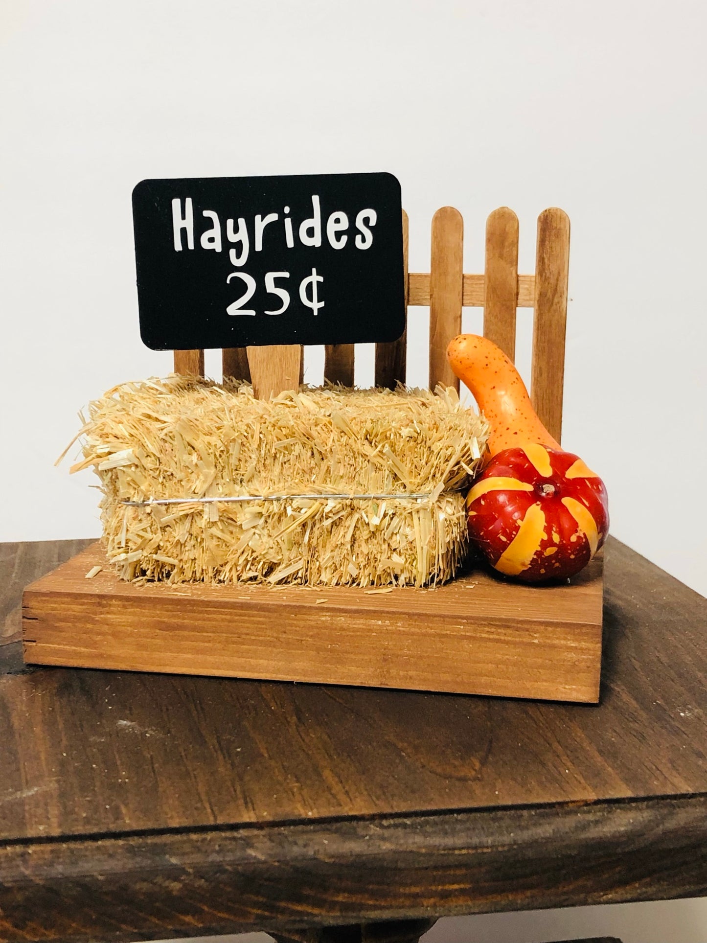 Hayride Mini Sign