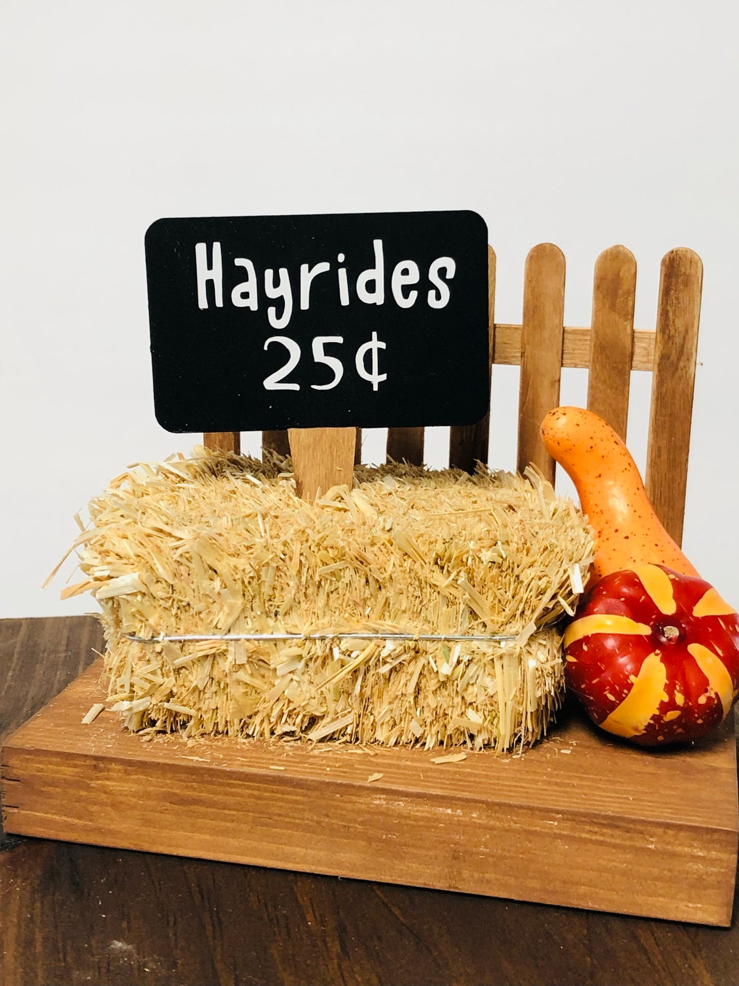 Hayride Mini Sign