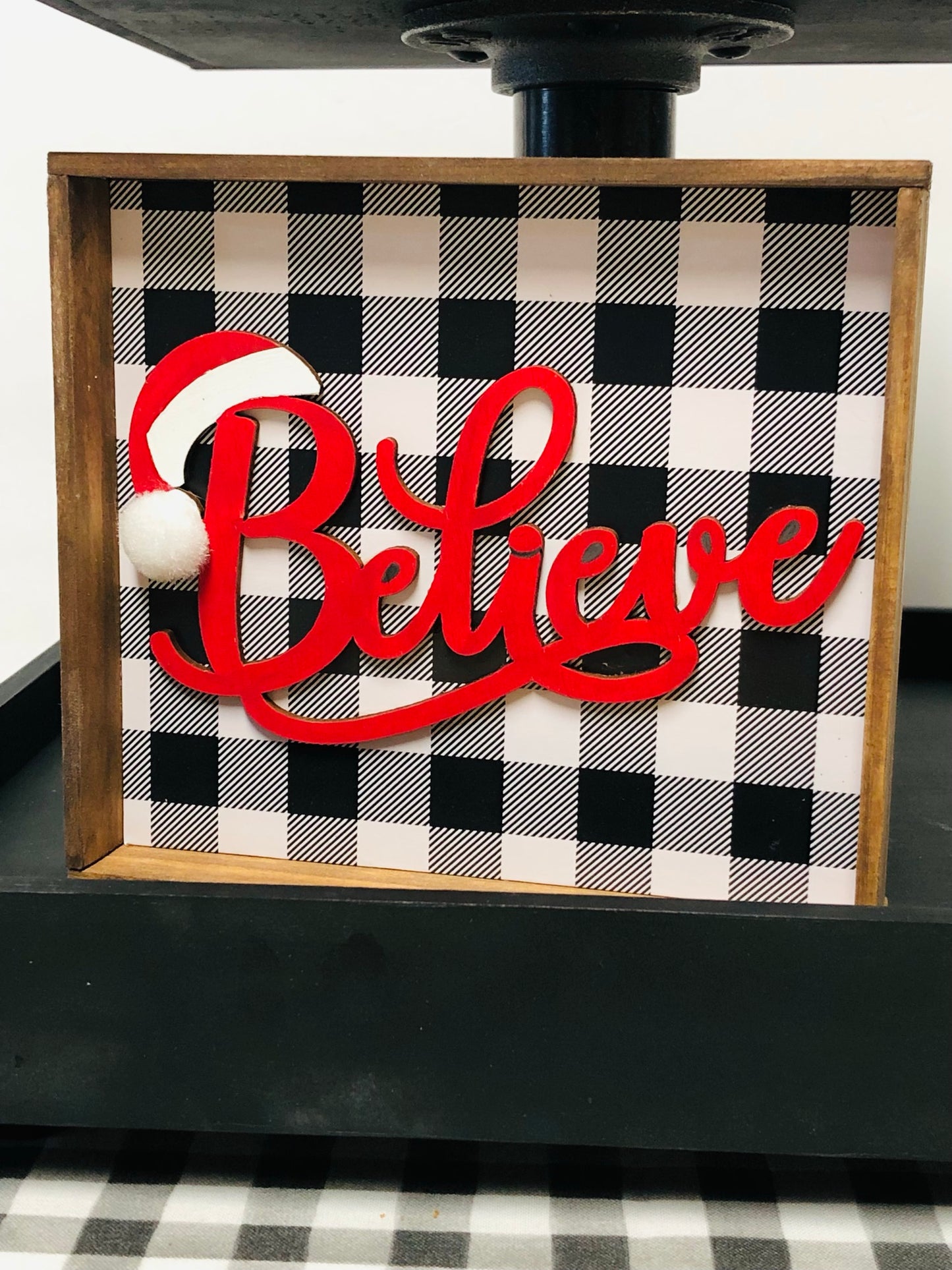 Santa Believe Sign