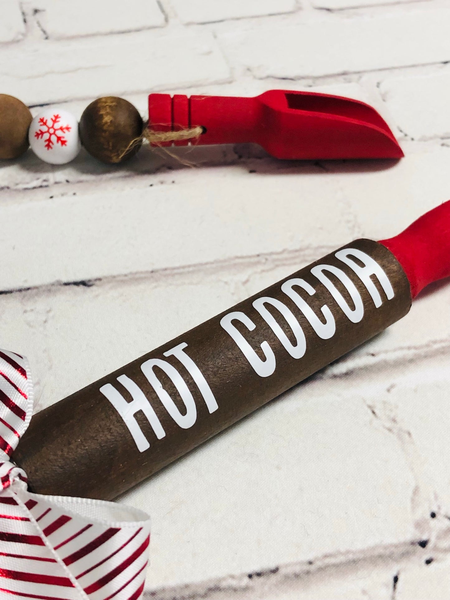 Hot Cocoa Mini Rolling Pin and Scoop Set