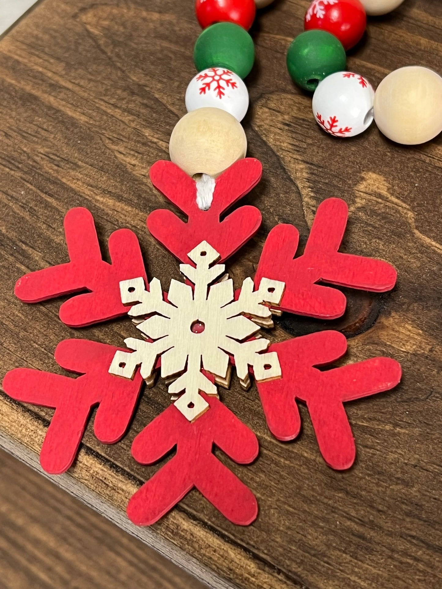 Christmas Snowflake Garland