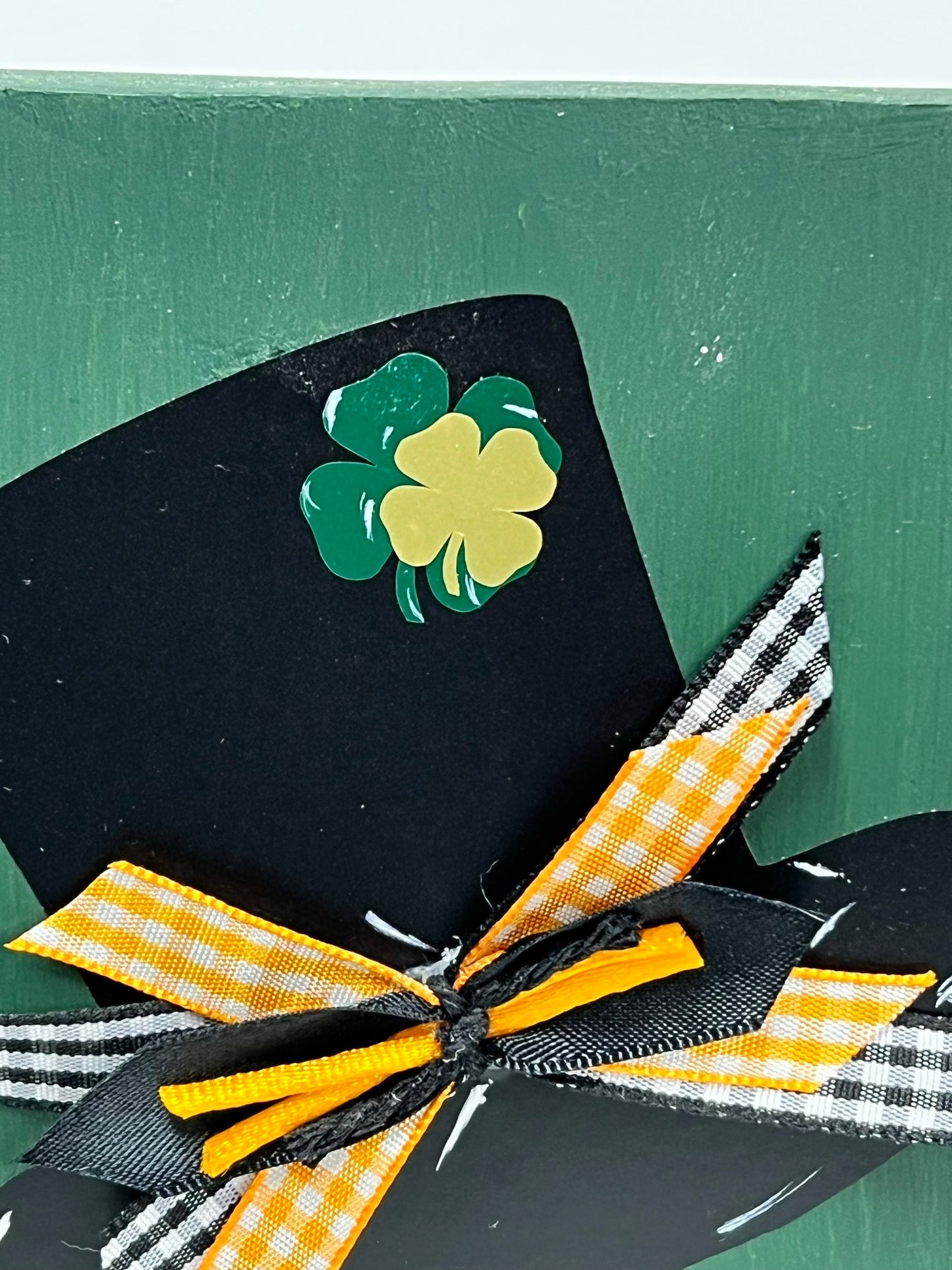 Leprechaun Shamrock Hat Sign