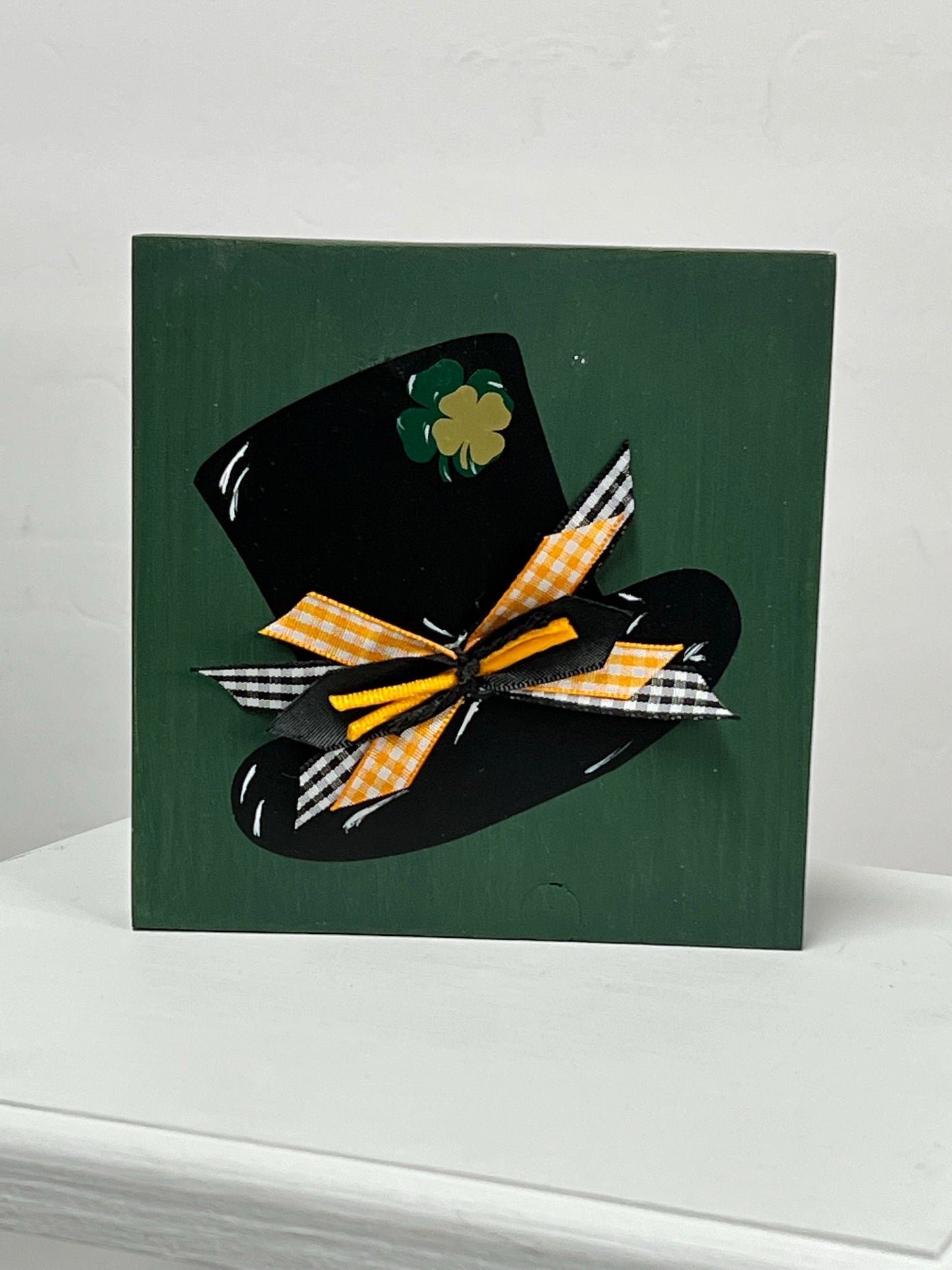 Leprechaun Shamrock Hat Sign