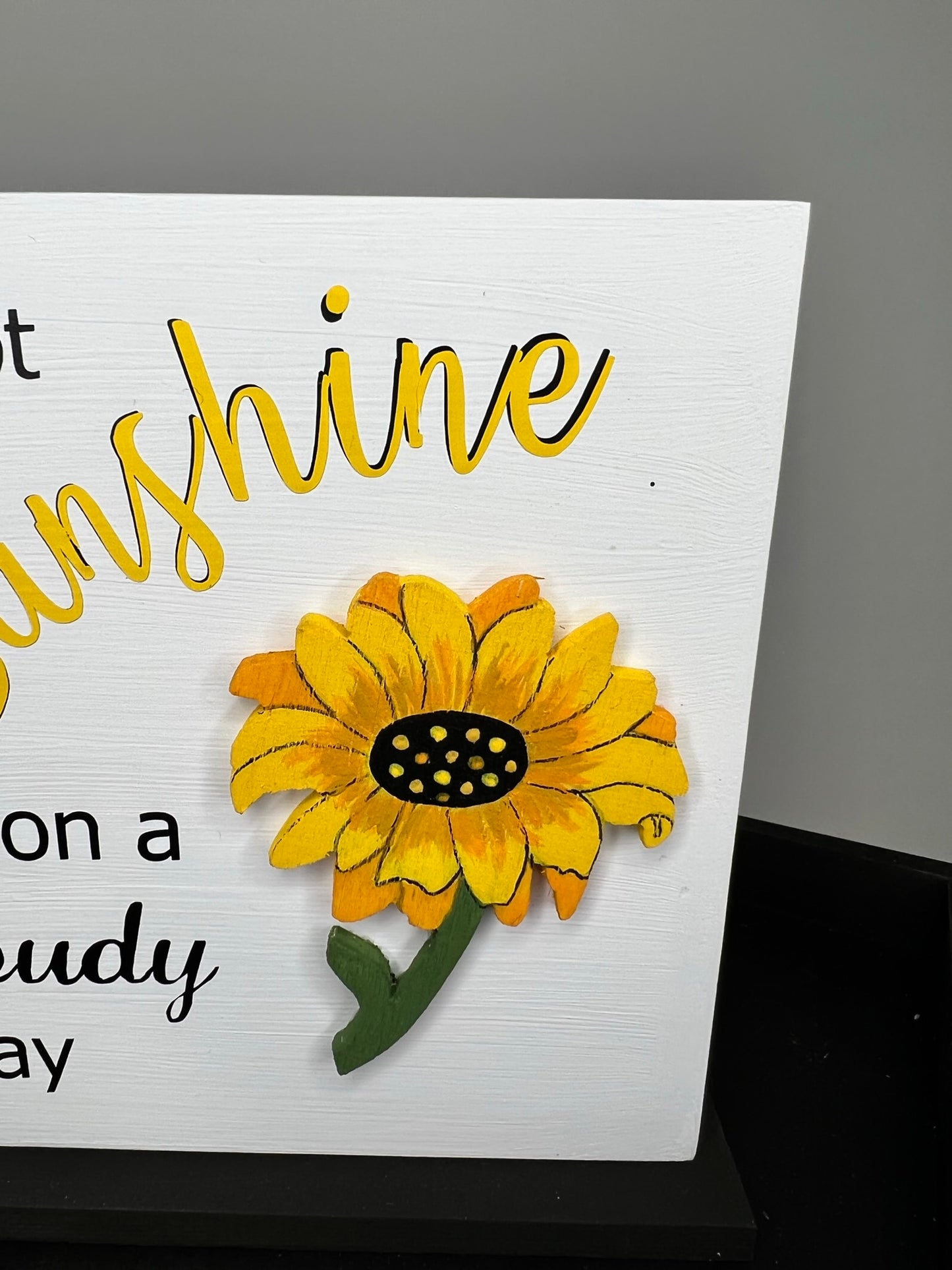 Sunshine on a Cloudy Day Sign