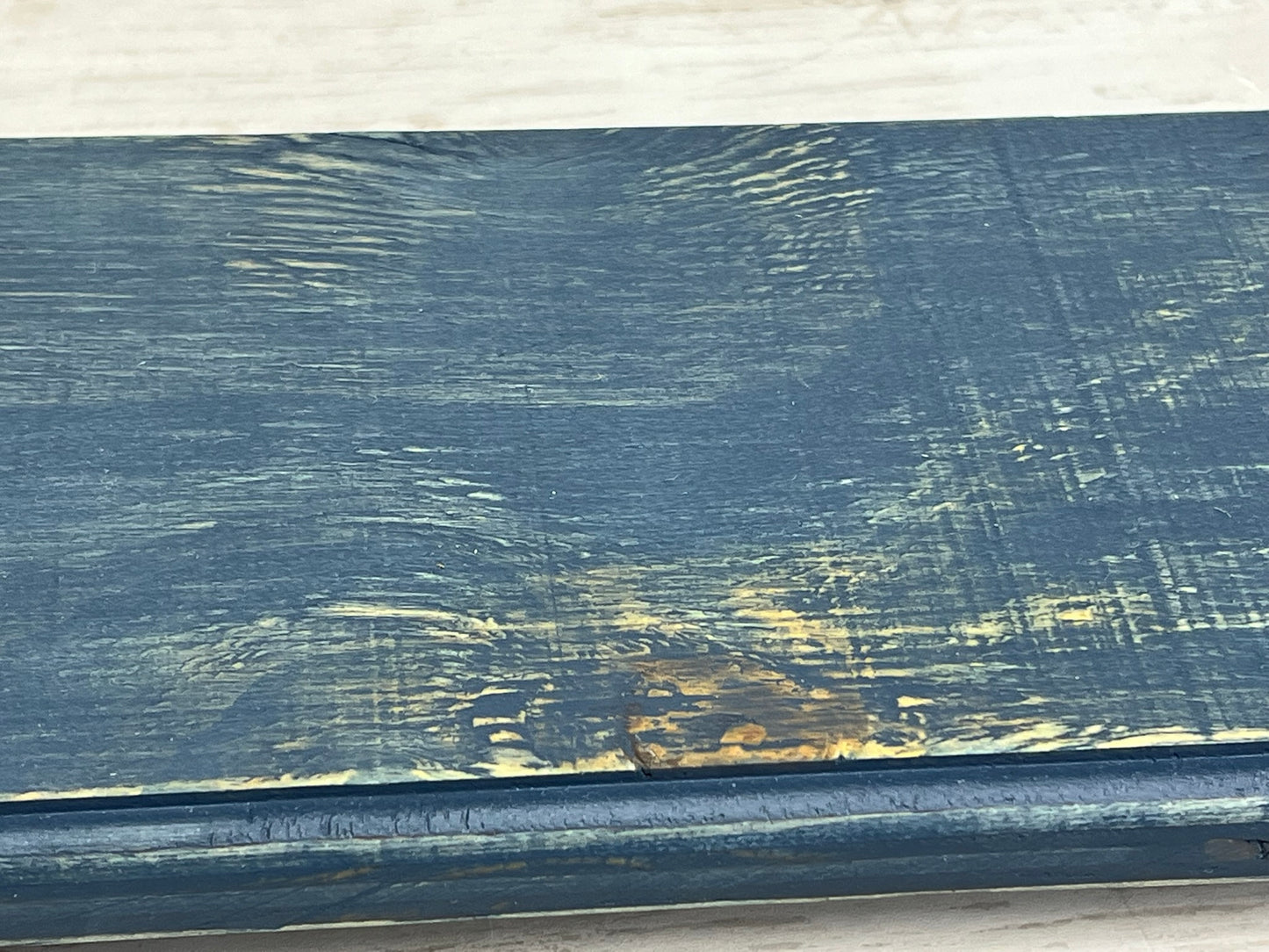 Small Worn Navy Counter Riser