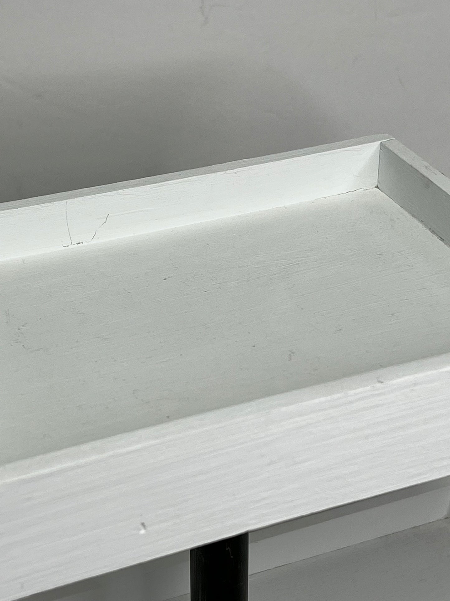 White Rectangle Two Tier Tray