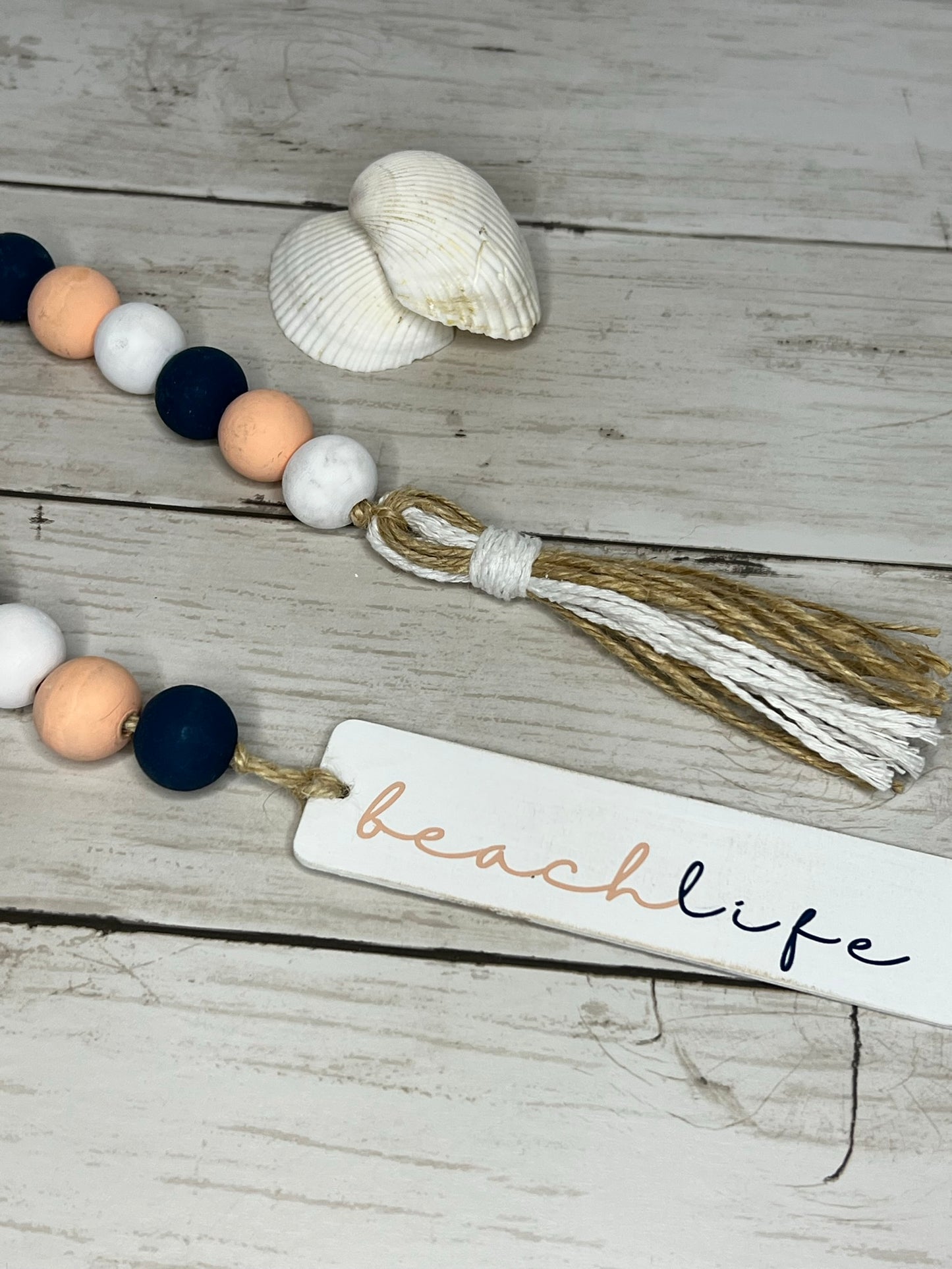 Beach Life Beaded Garland