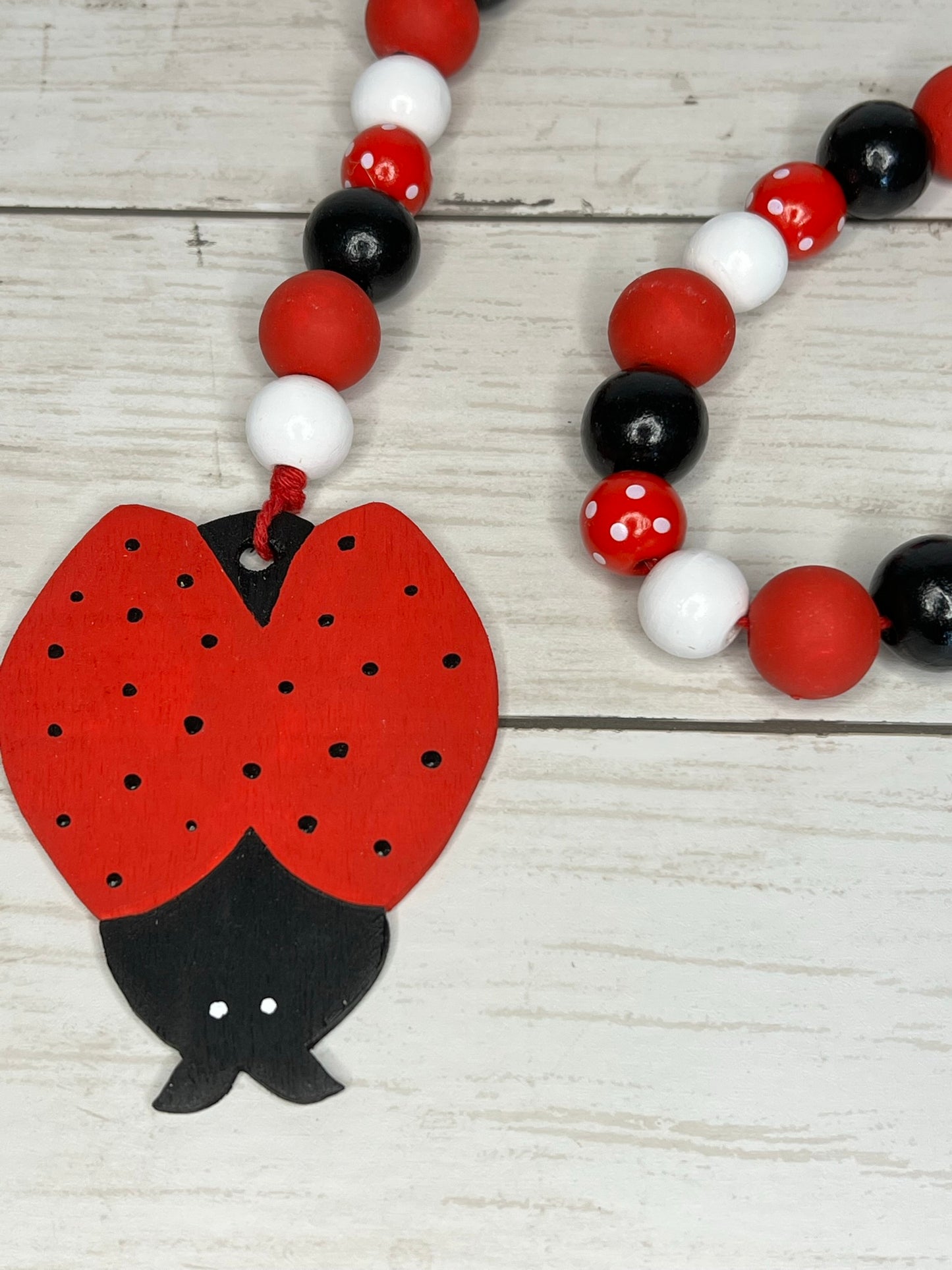 LadyBug Gnome Tiered Tray Set