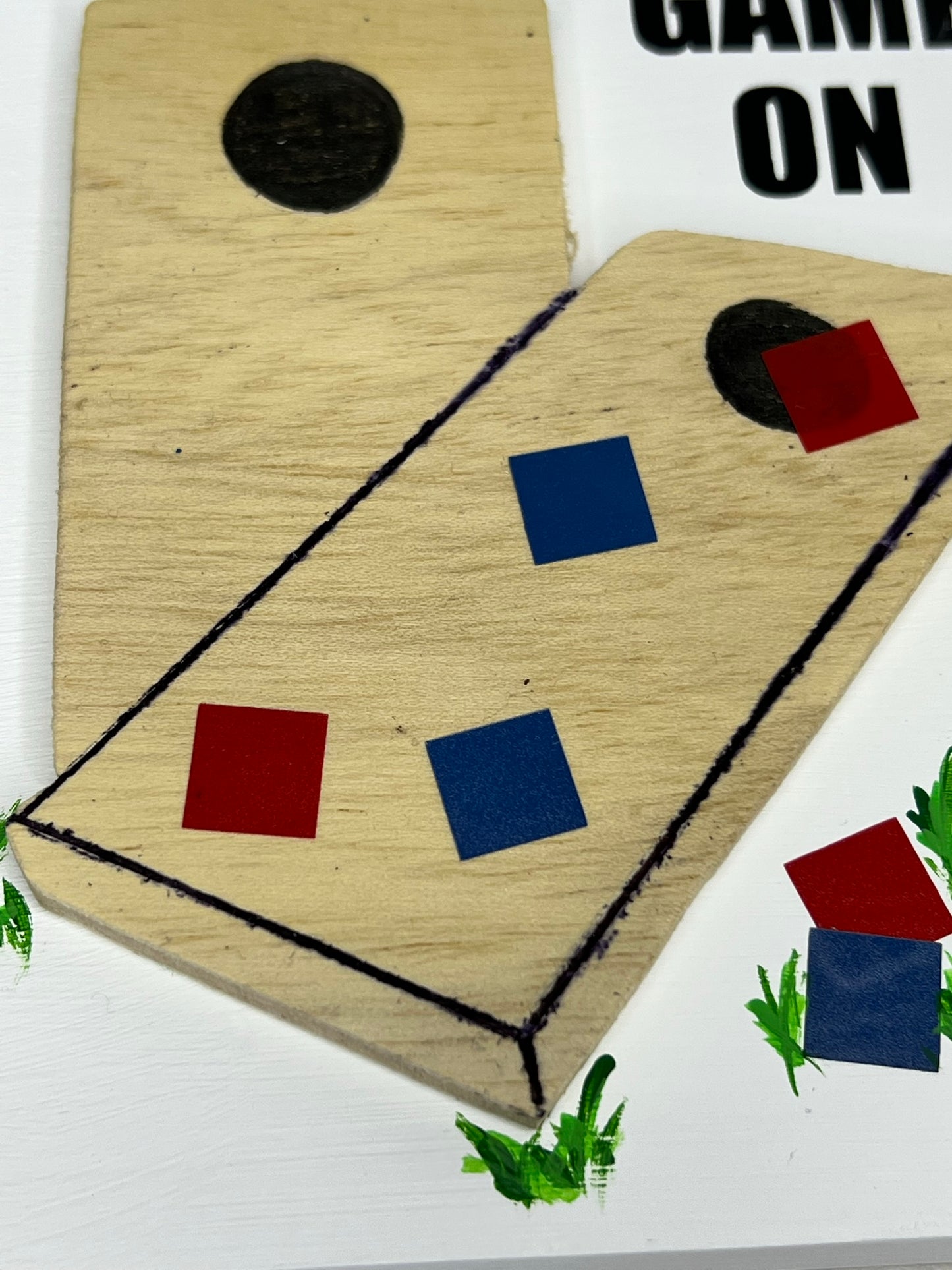 Cornhole Boards Wood Sign