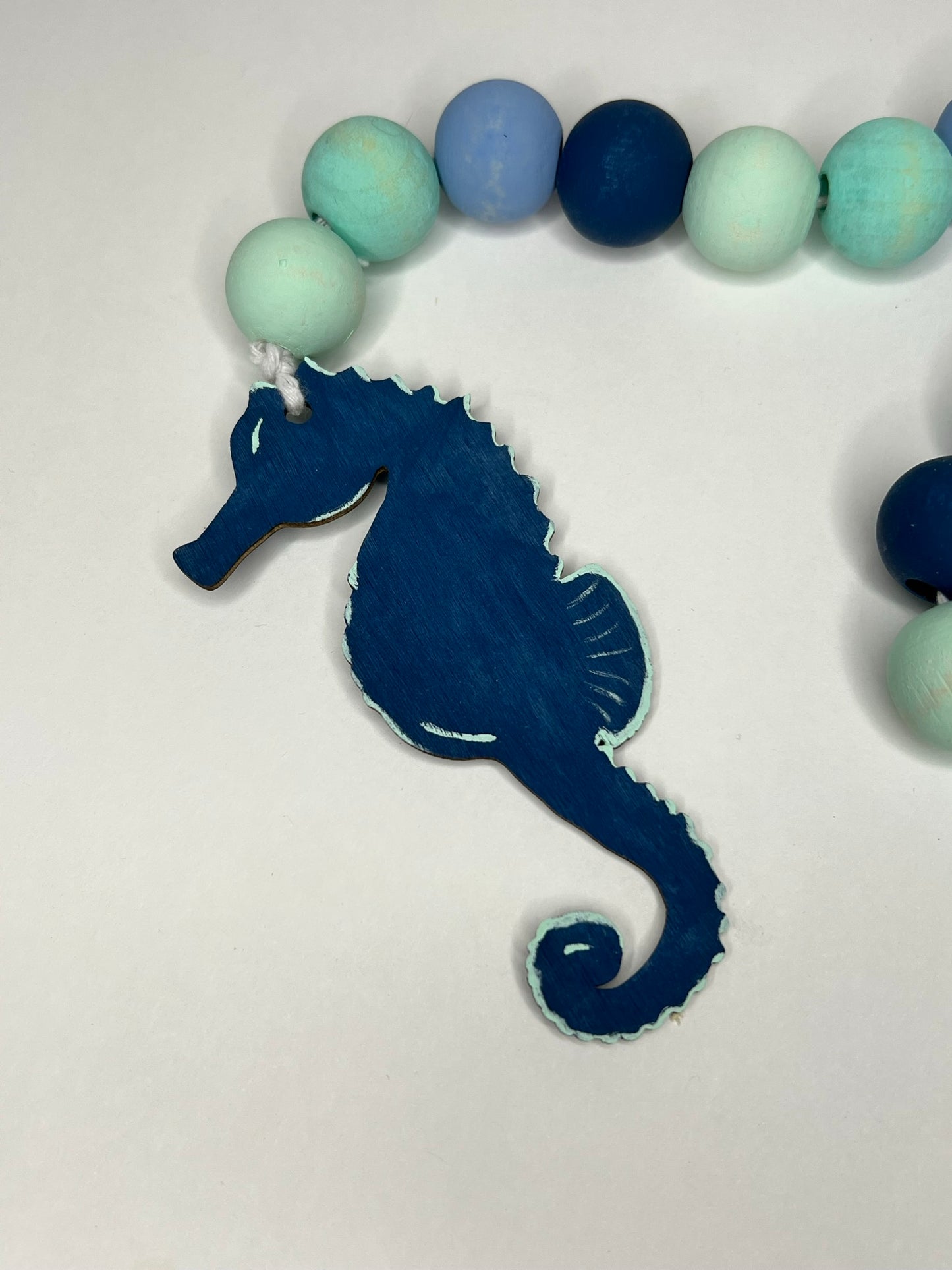 Seahorse Beaded Garland with Tassel