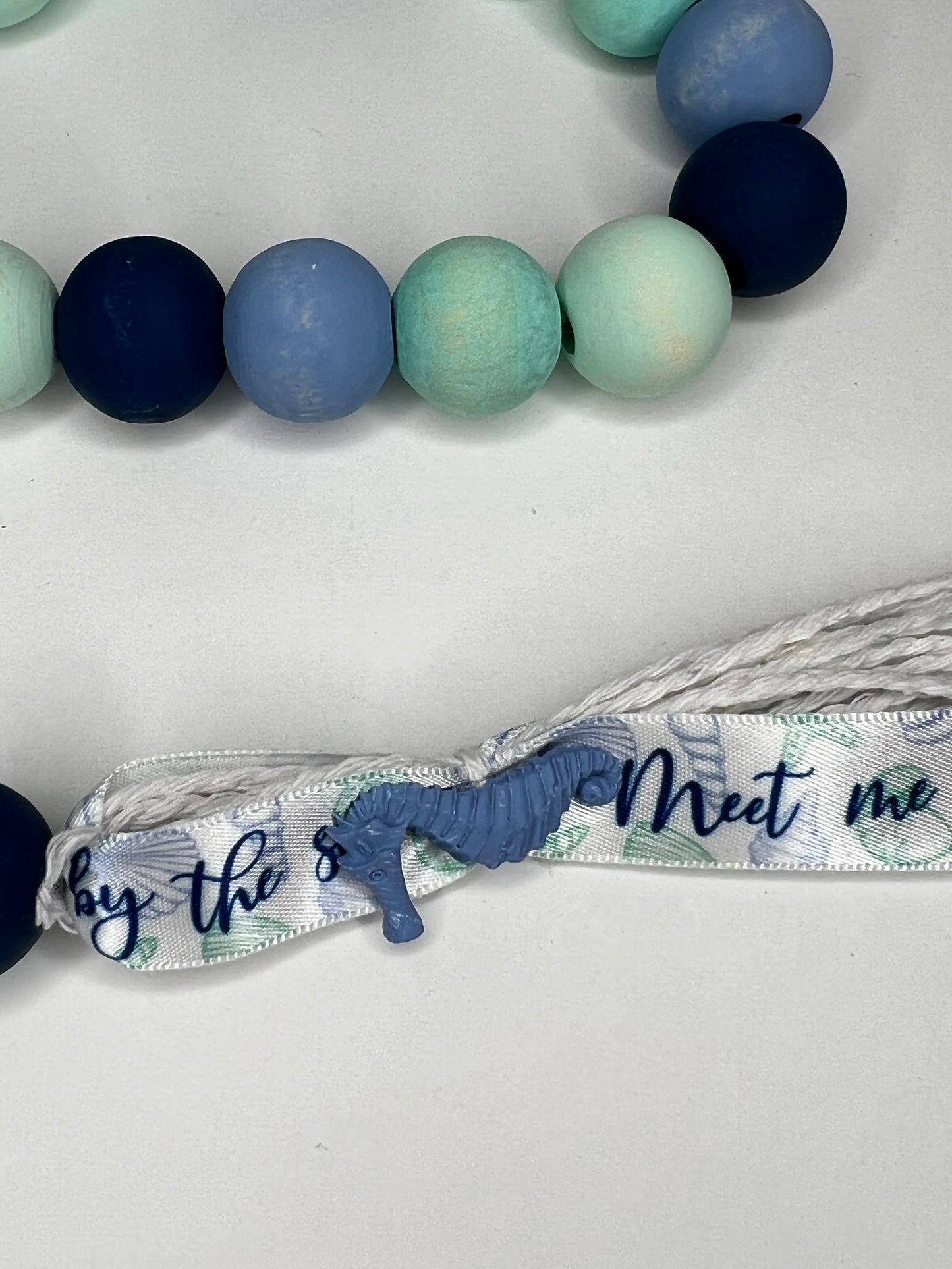 Seahorse Beaded Garland with Tassel