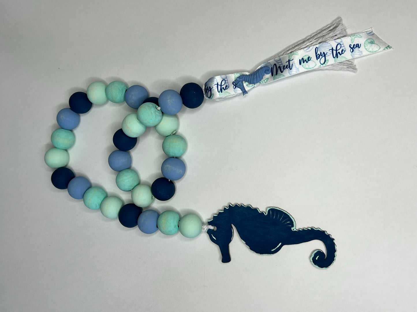 Seahorse Beaded Garland with Tassel